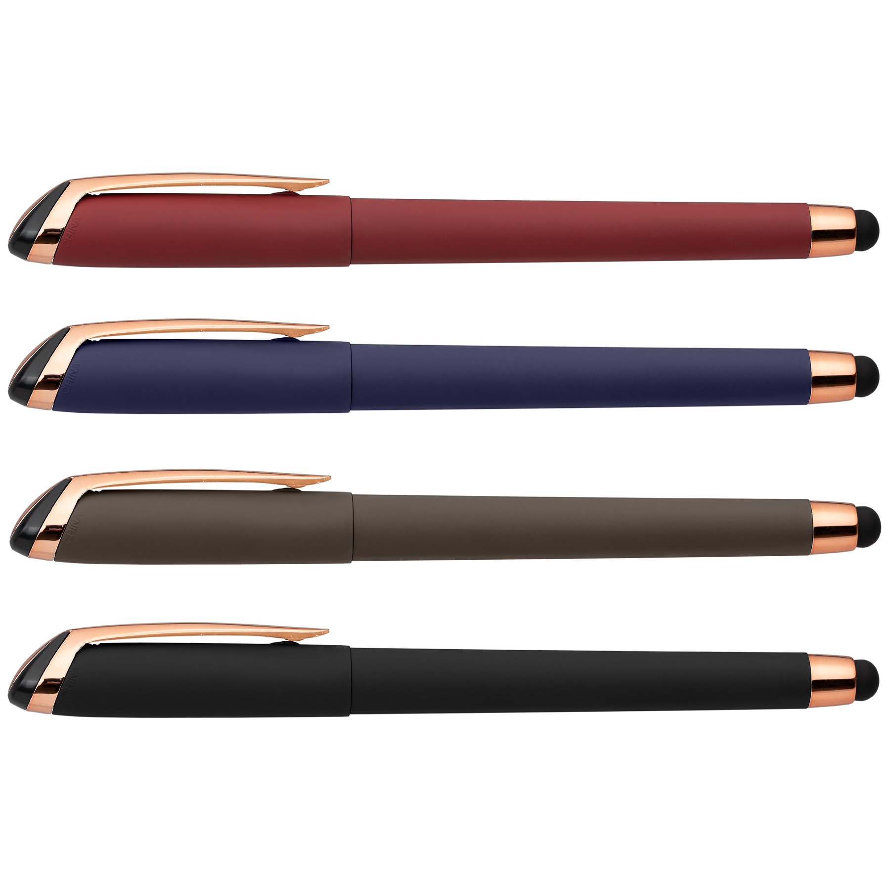 Picture of Gazelle Gel Softy Rose Gold Pen w/ Stylus