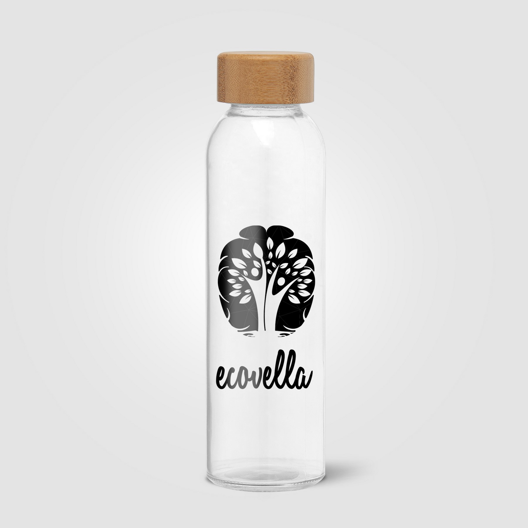 Picture of Alpine - 17 oz. Glass Bottle with Bamboo Lid