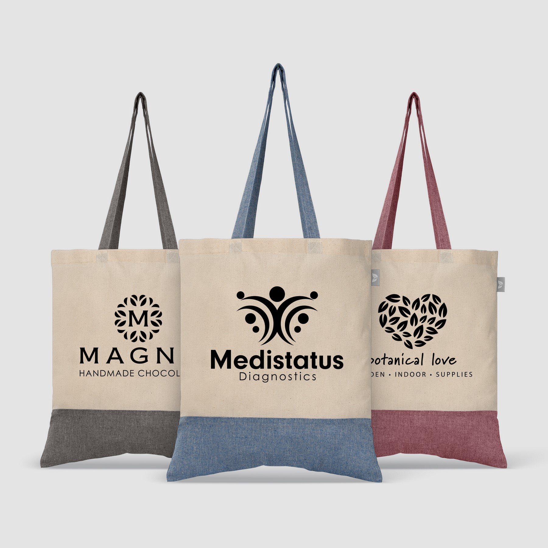 Picture of Quebec - 5 oz. Two-Tone Recycled Cotton Tote