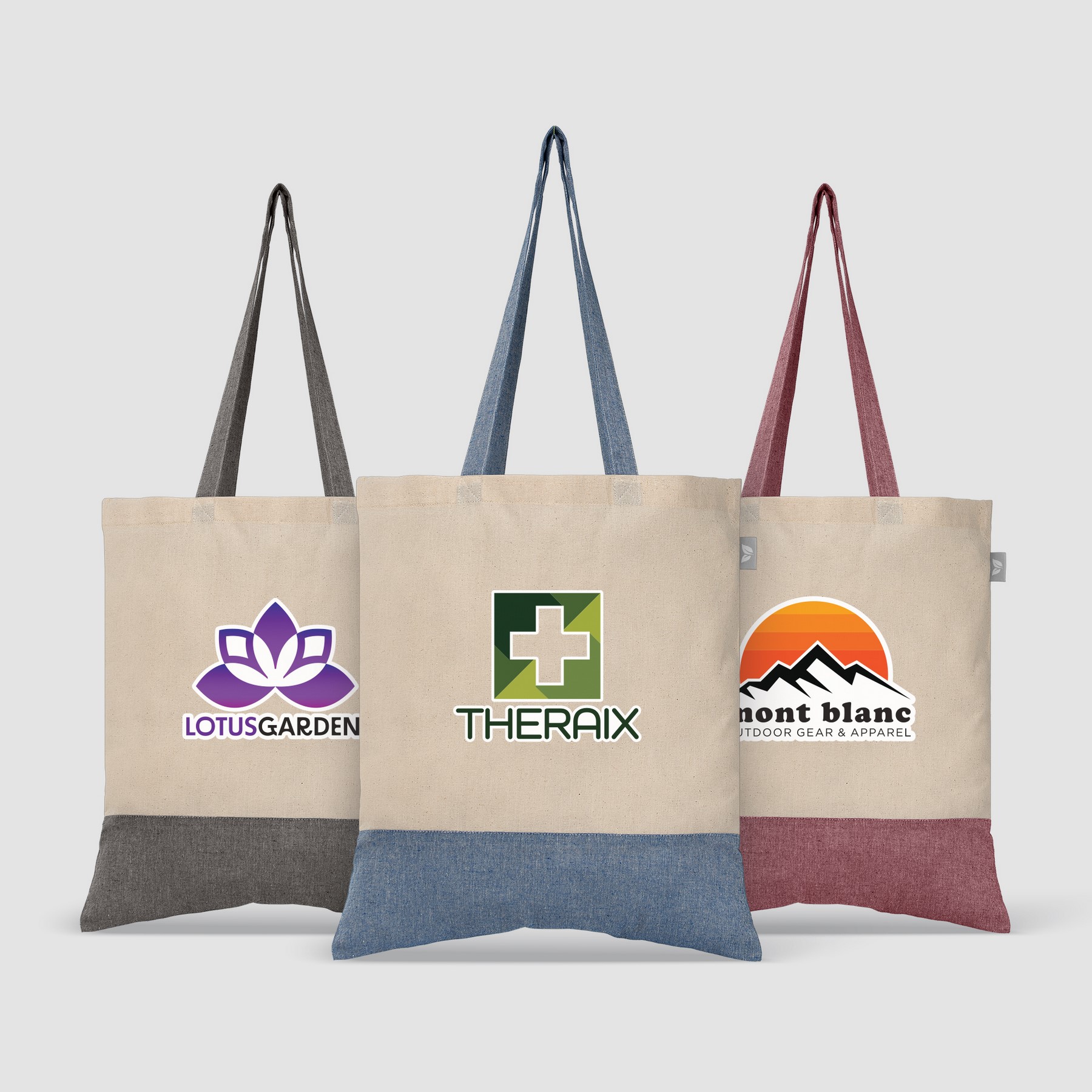 Picture of Quebec - 5 oz. Two-Tone Recycled Cotton Tote