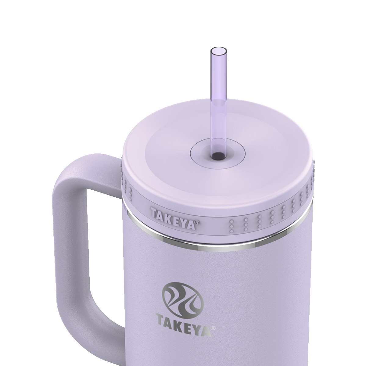 Picture of Takeya® 40 oz. Straw Tumbler with Handle, Laser Standard