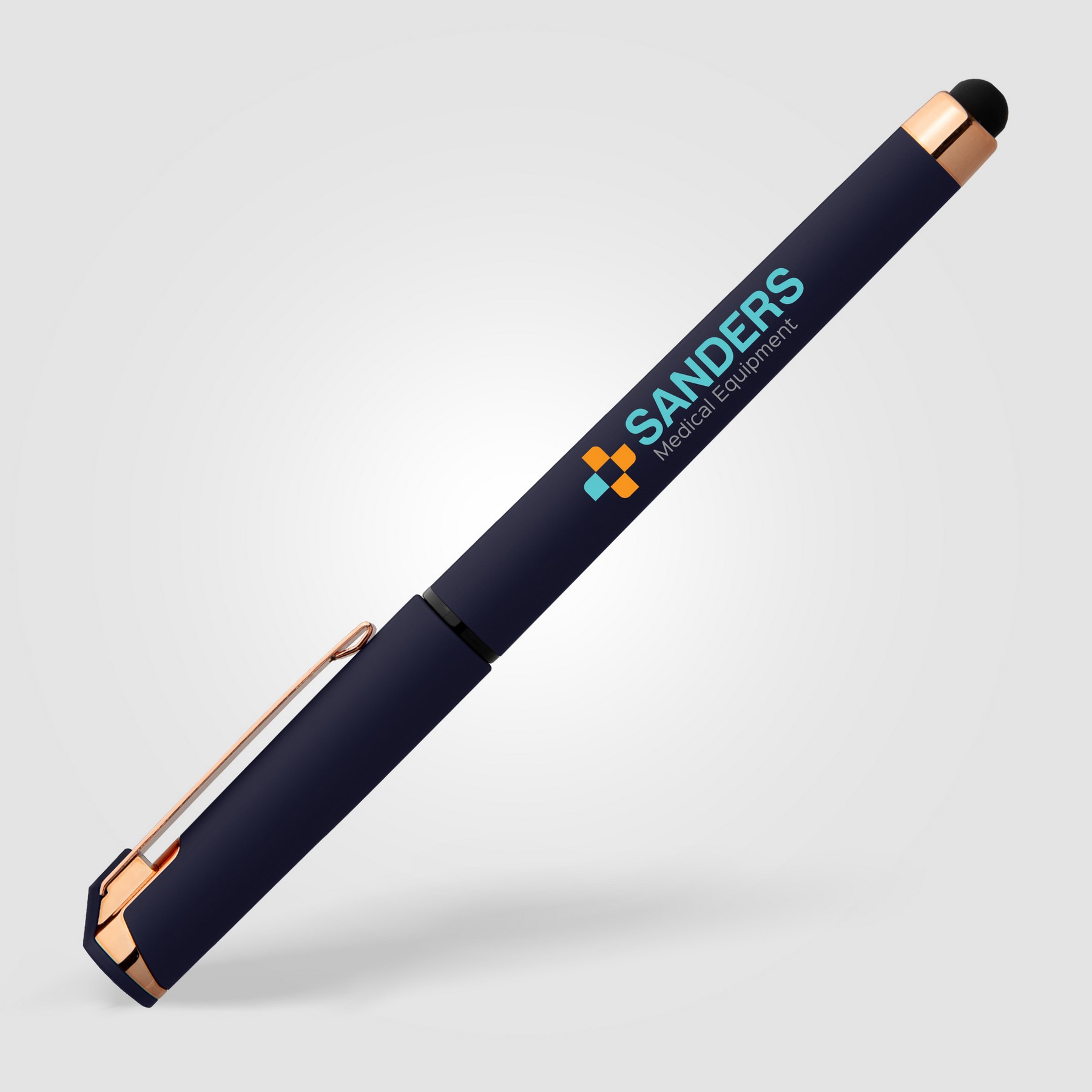 Picture of Islander Softy Rose Gold Gel Pen w/ Stylus