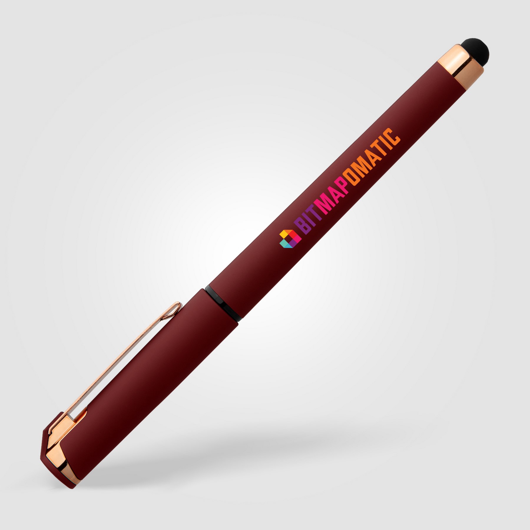 Picture of Islander Softy Rose Gold Gel Pen w/ Stylus