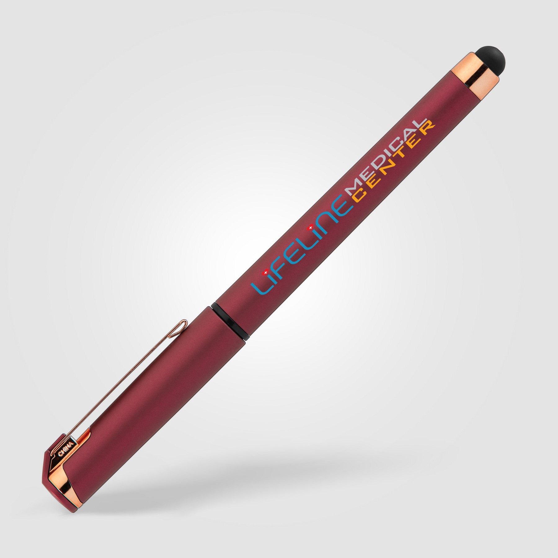Picture of Islander Softy Rose Gold Metallic Designer Gel Pen w/ Stylus