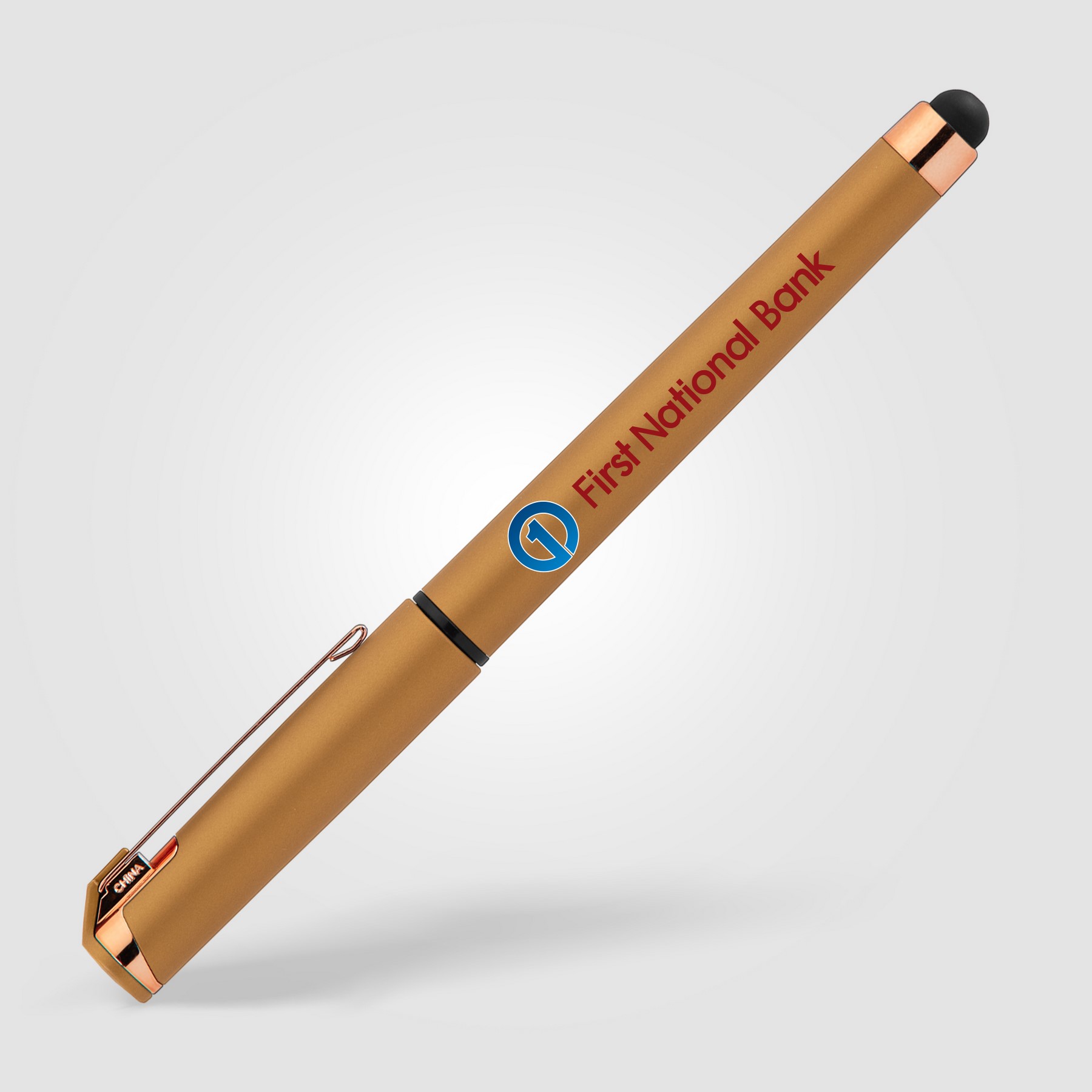 Picture of Islander Softy Rose Gold Metallic Designer Gel Pen w/ Stylus