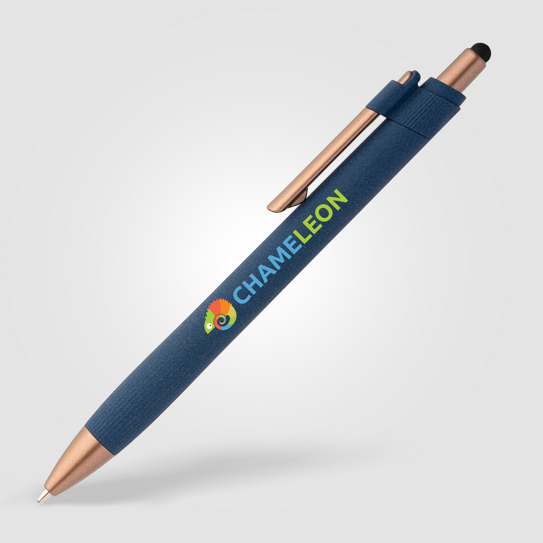 Picture of York Recycled Plastic Bronze Trim Stylus Ballpoint Pen