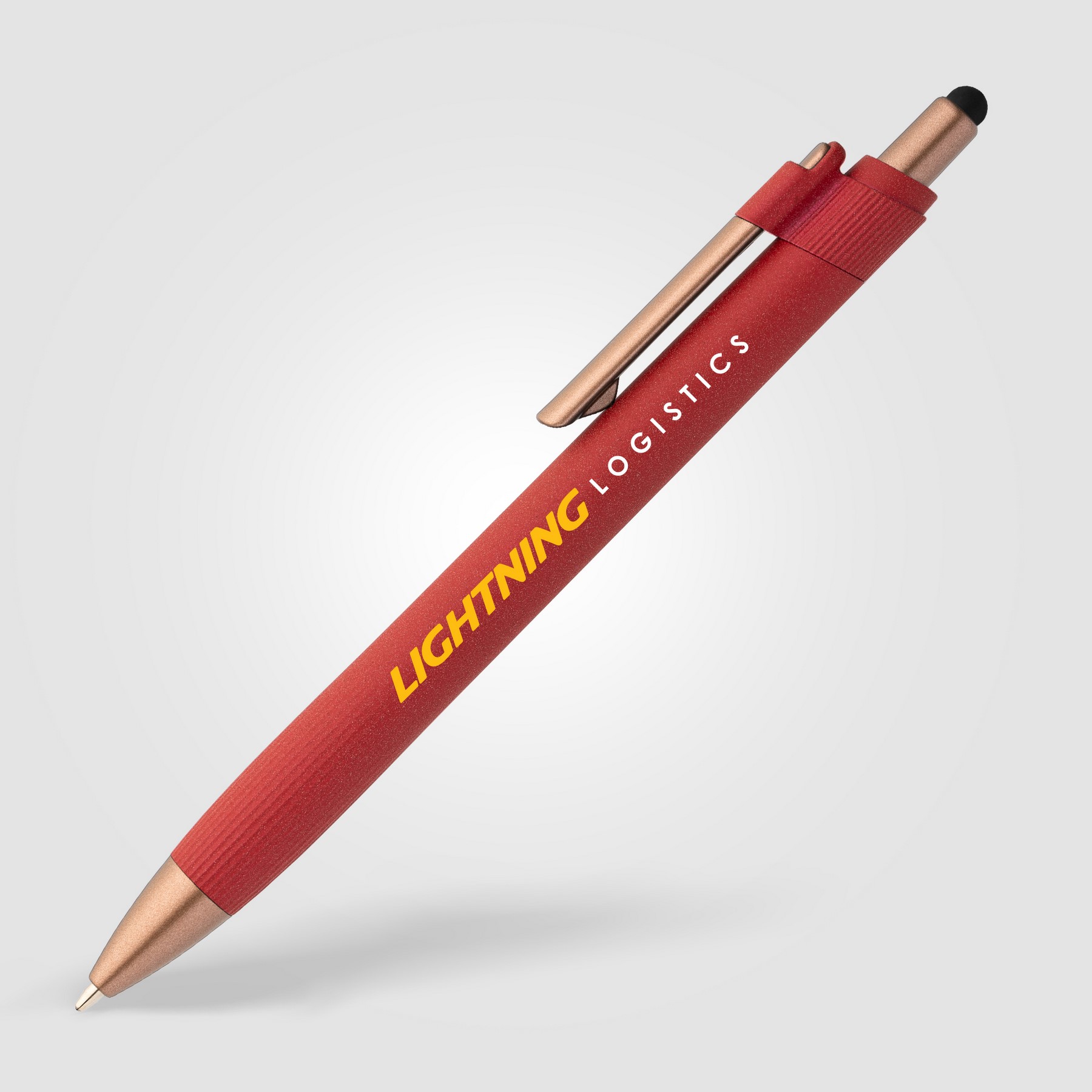 Picture of York Recycled Plastic Bronze Trim Stylus Ballpoint Pen