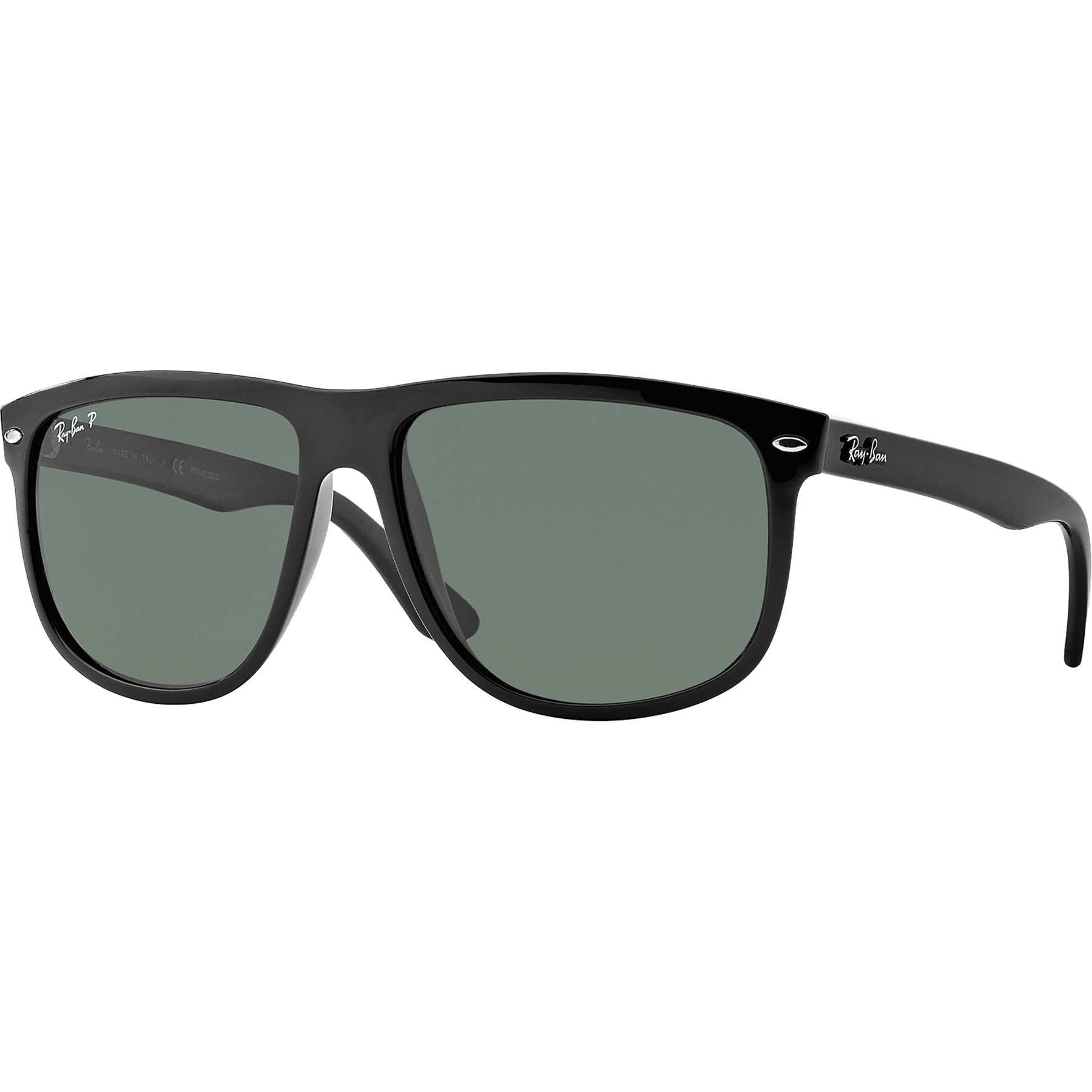 Picture of Ray-Ban® Polarized Square Sunglasses - Black/Green