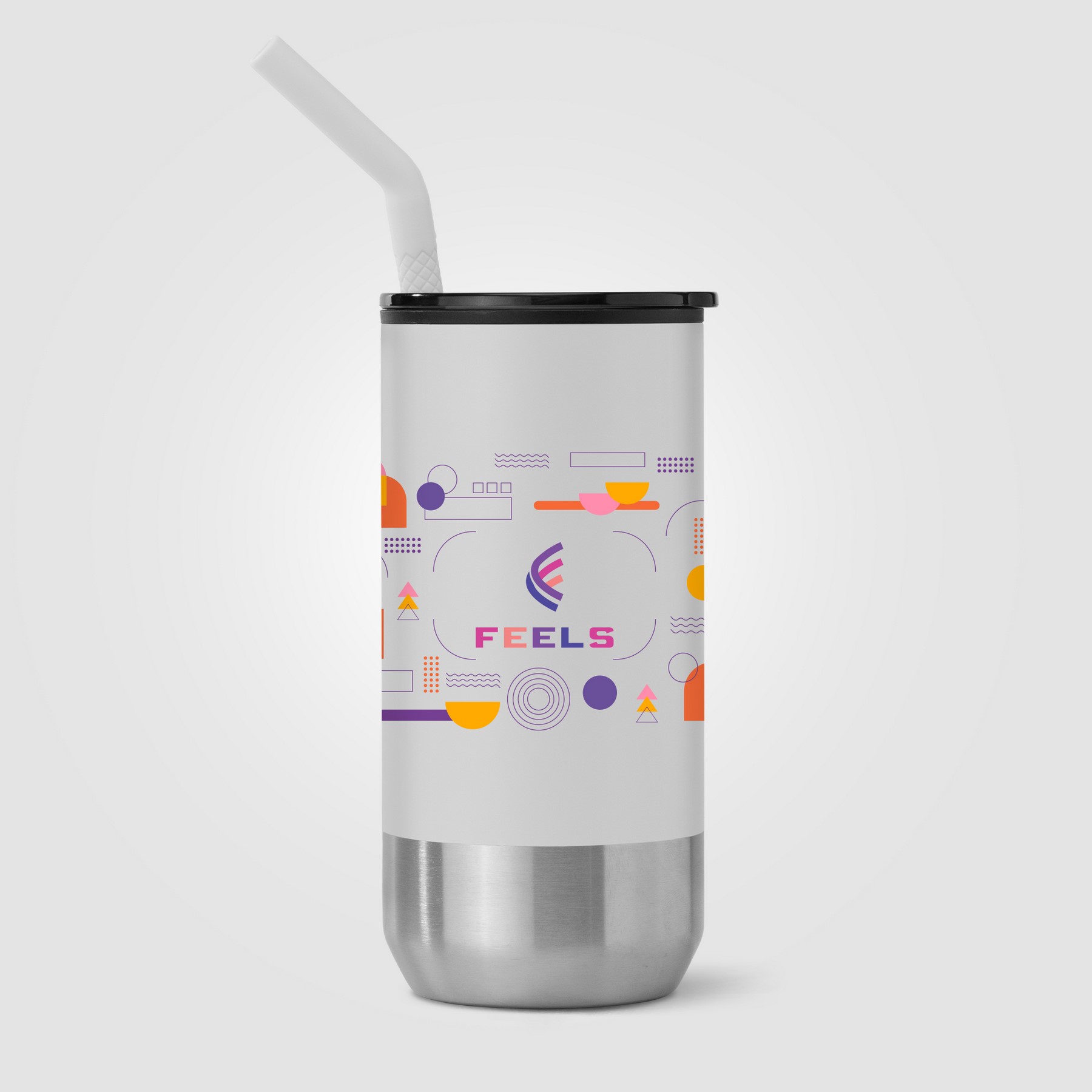 Picture of Atlantis - 16 oz. Double Wall Tumbler - Stainless with Recycled RPP Inner