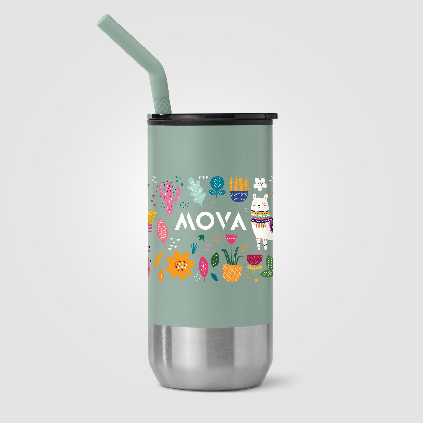 Picture of Atlantis - 16 oz. Double Wall Tumbler - Stainless with Recycled RPP Inner