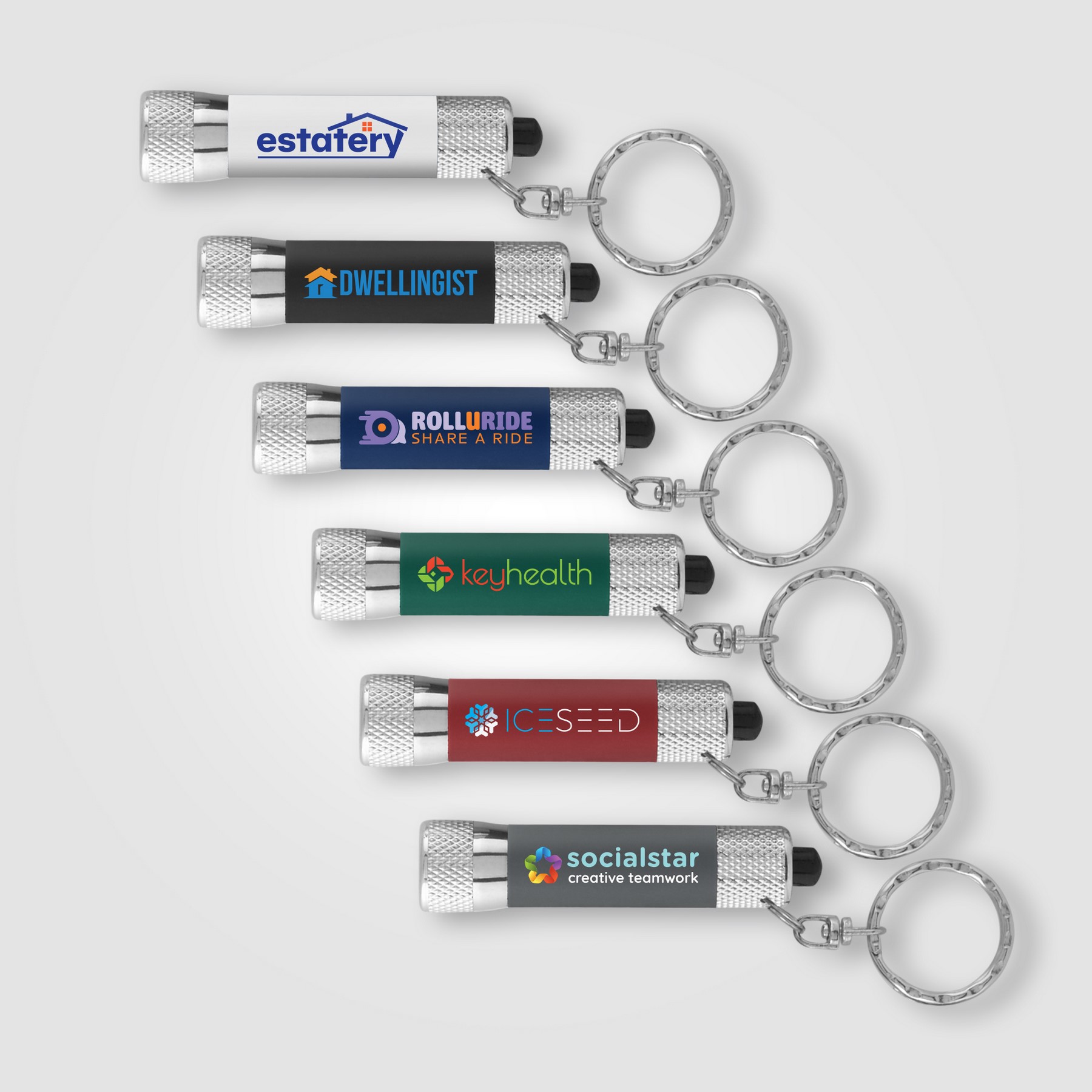 Picture of Chroma Softy - LED Flashlight with Keyring