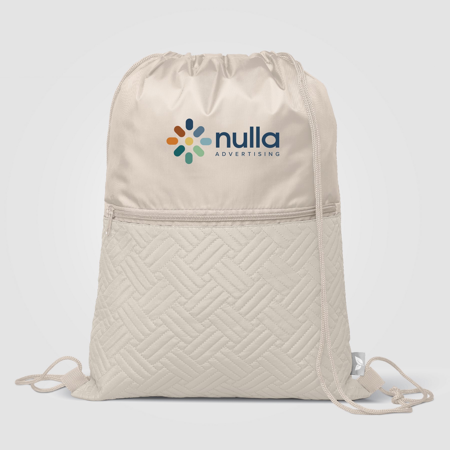Picture of Sora Recycled Quilted Drawstring Bag - 6L