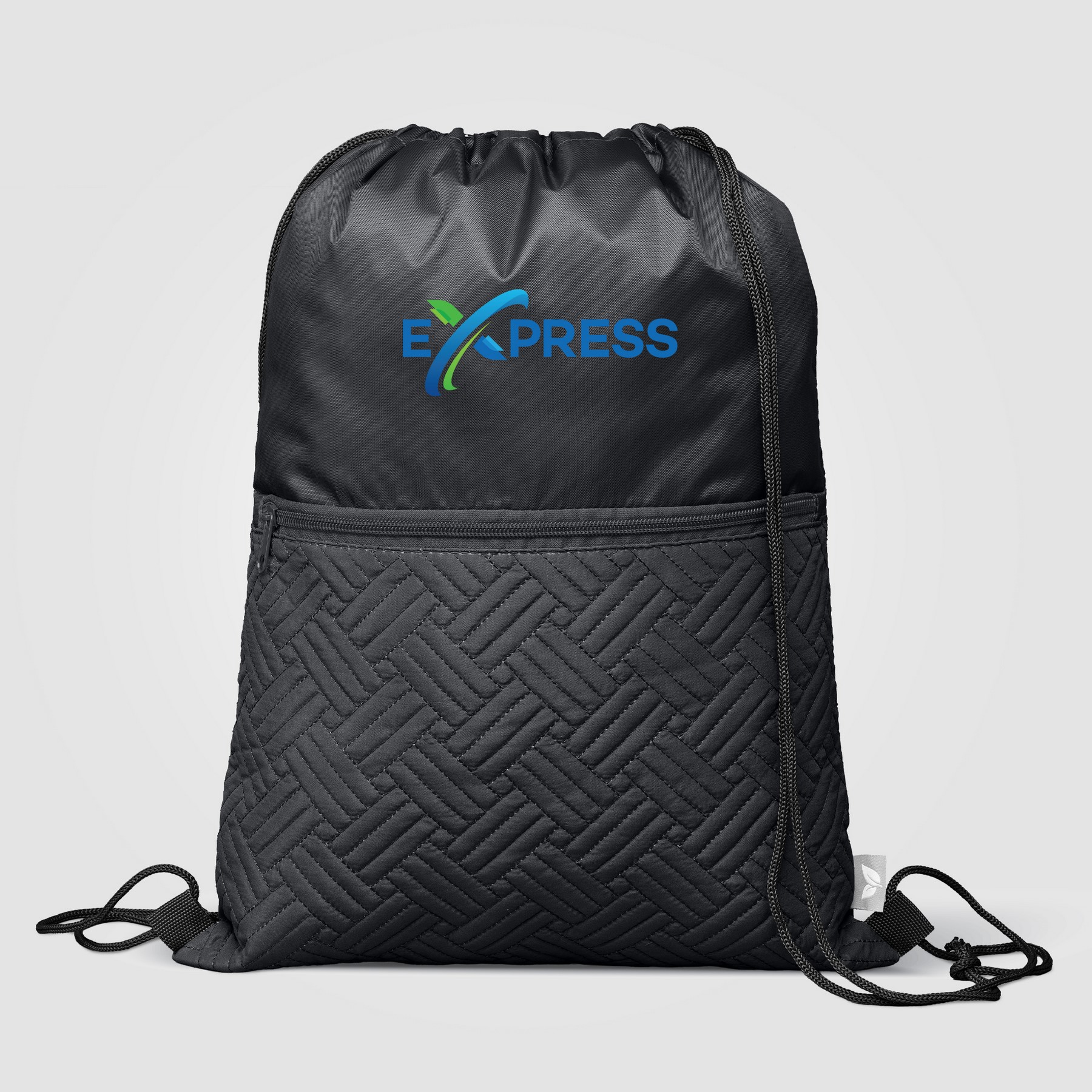 Picture of Sora Recycled Quilted Drawstring Bag - 6L