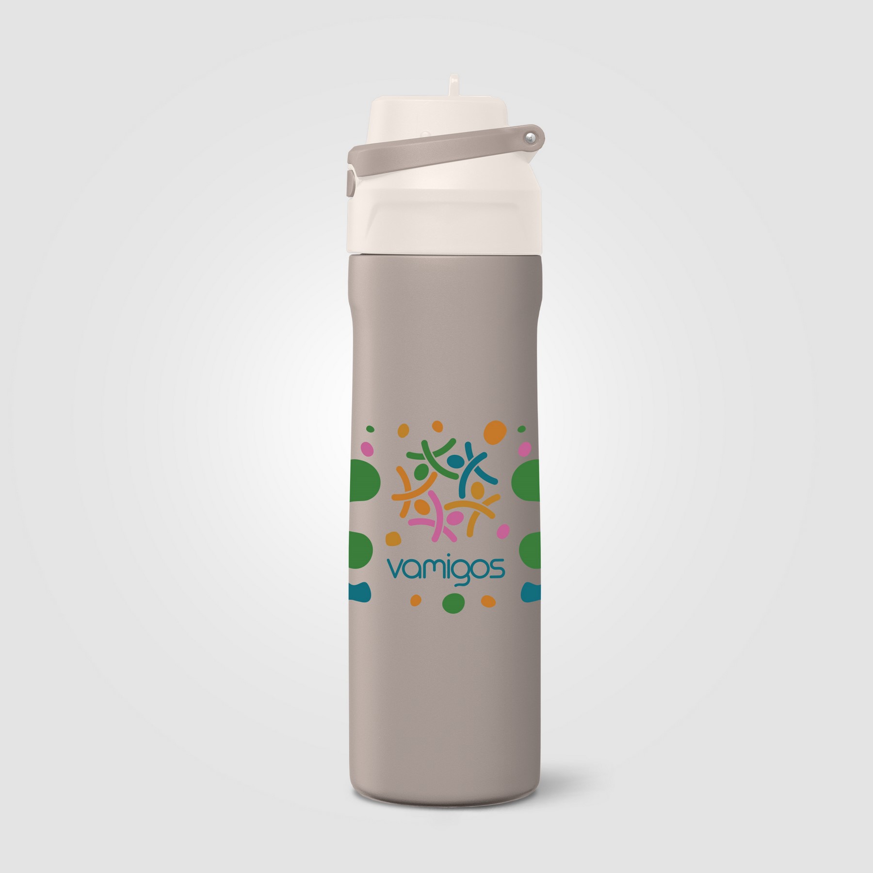Picture of Lynk Stainless Steel Flip-Straw Bottle - 23 oz.