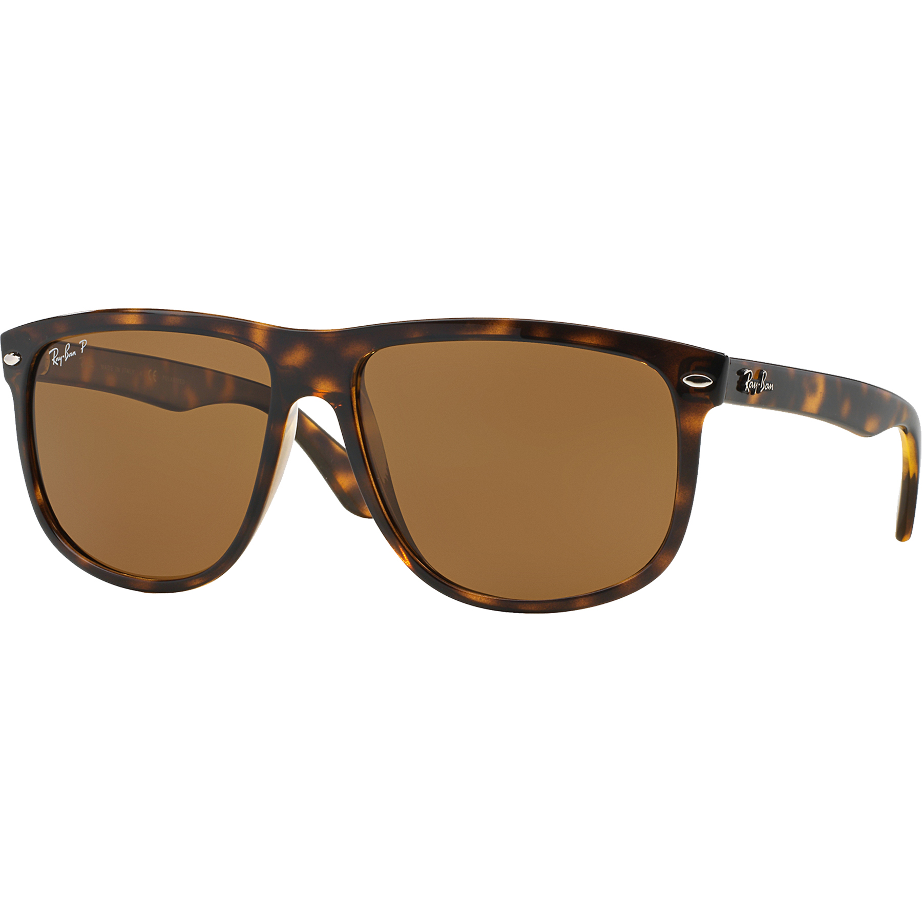 Picture of Ray-Ban® Polarized Square Sunglasses - Light Havana/Brown