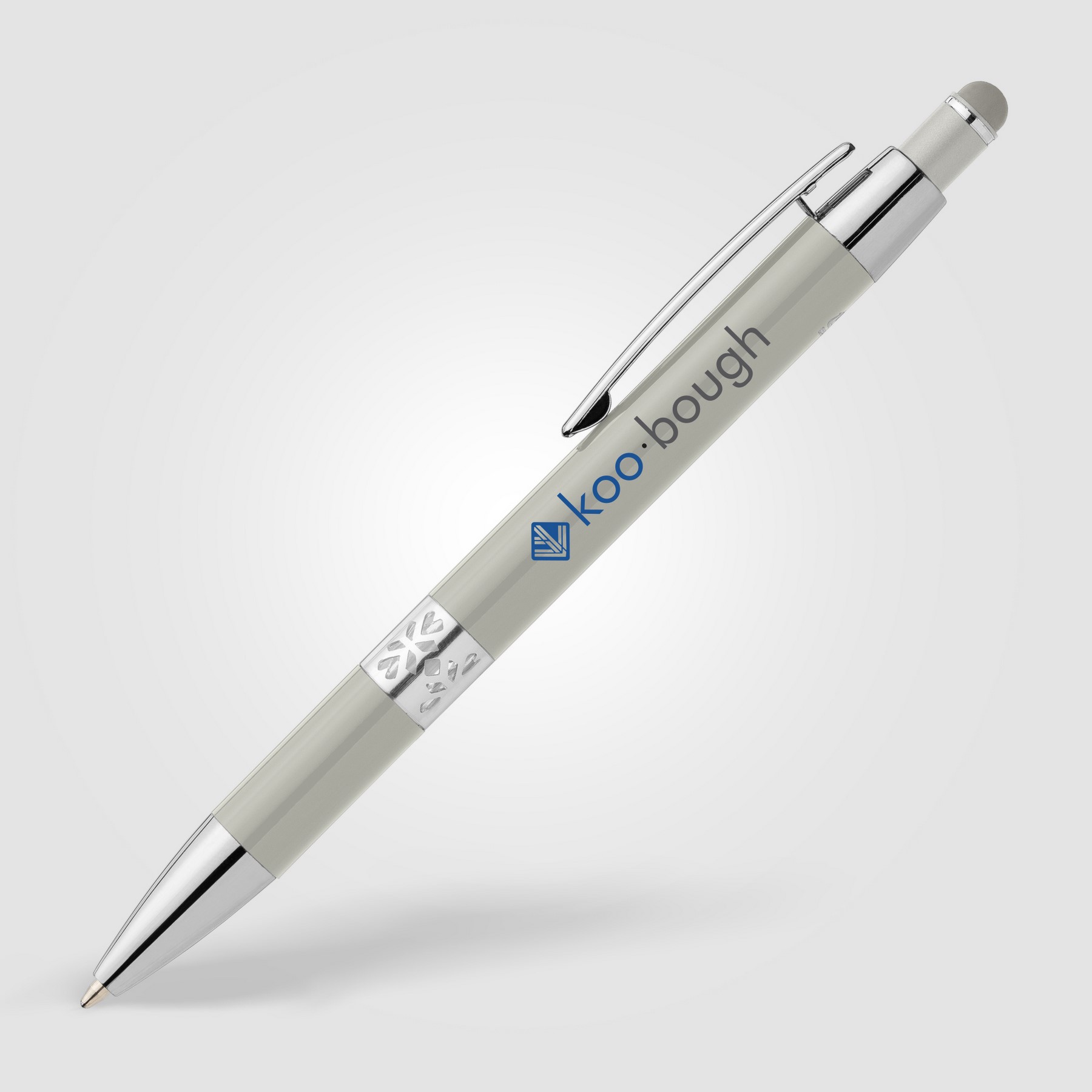 Picture of Adorn Recycled Aluminum Chrome Trim Stylus Pen