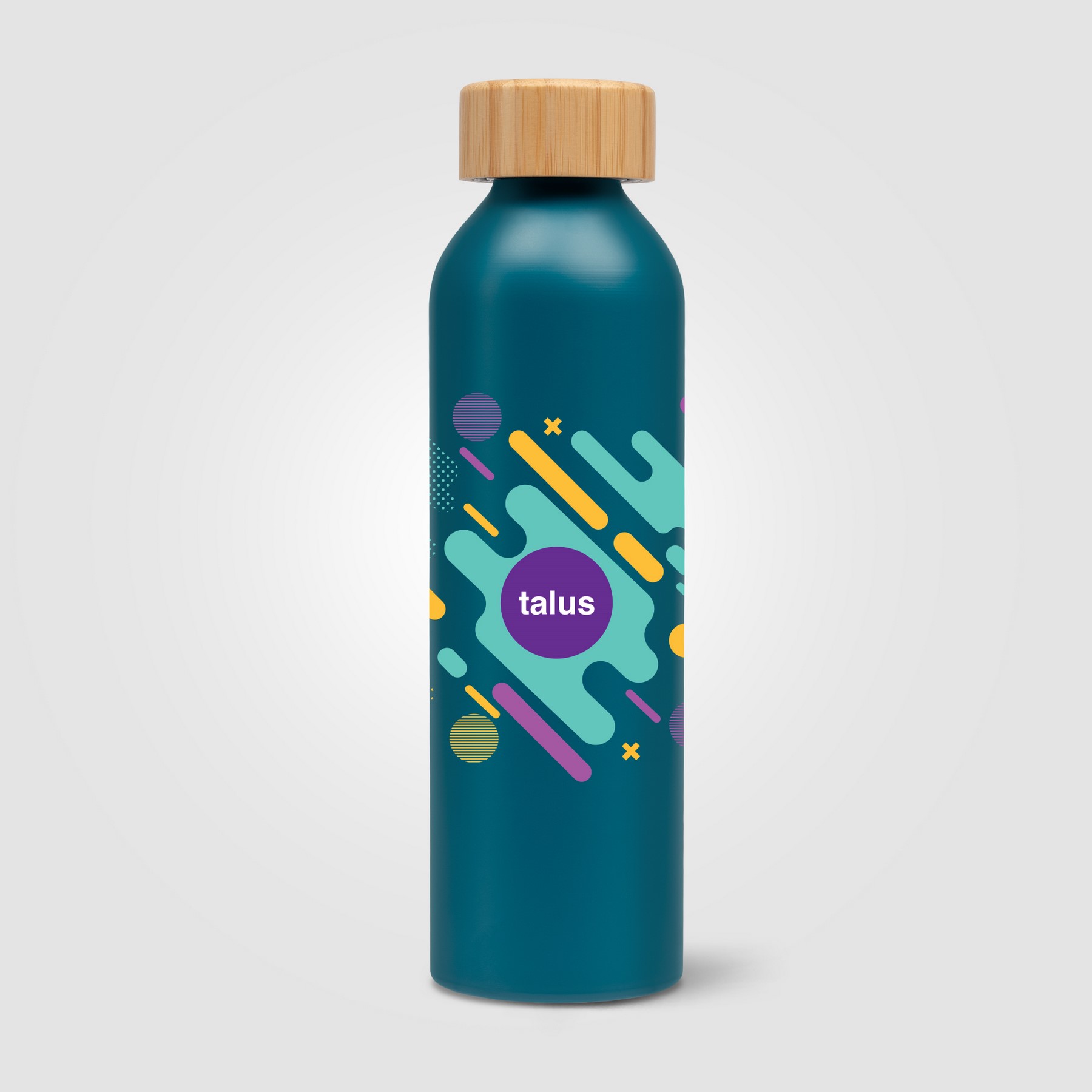 Picture of Eden - 22 oz. Aluminum Water Bottle with Bamboo Lid