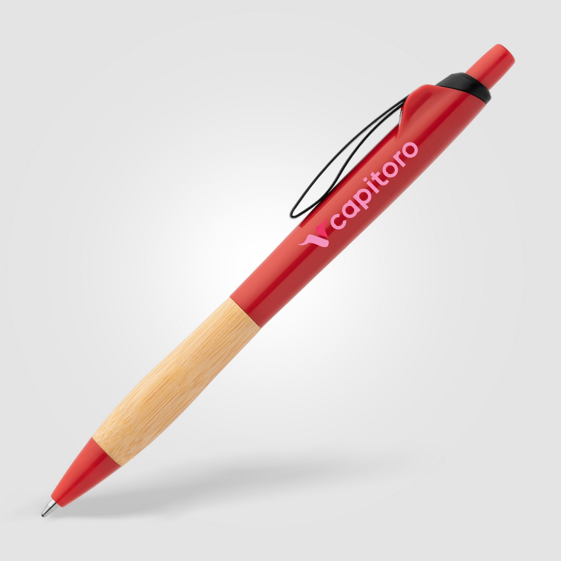 Picture of Crest Recycled Plastic Curvy Pen