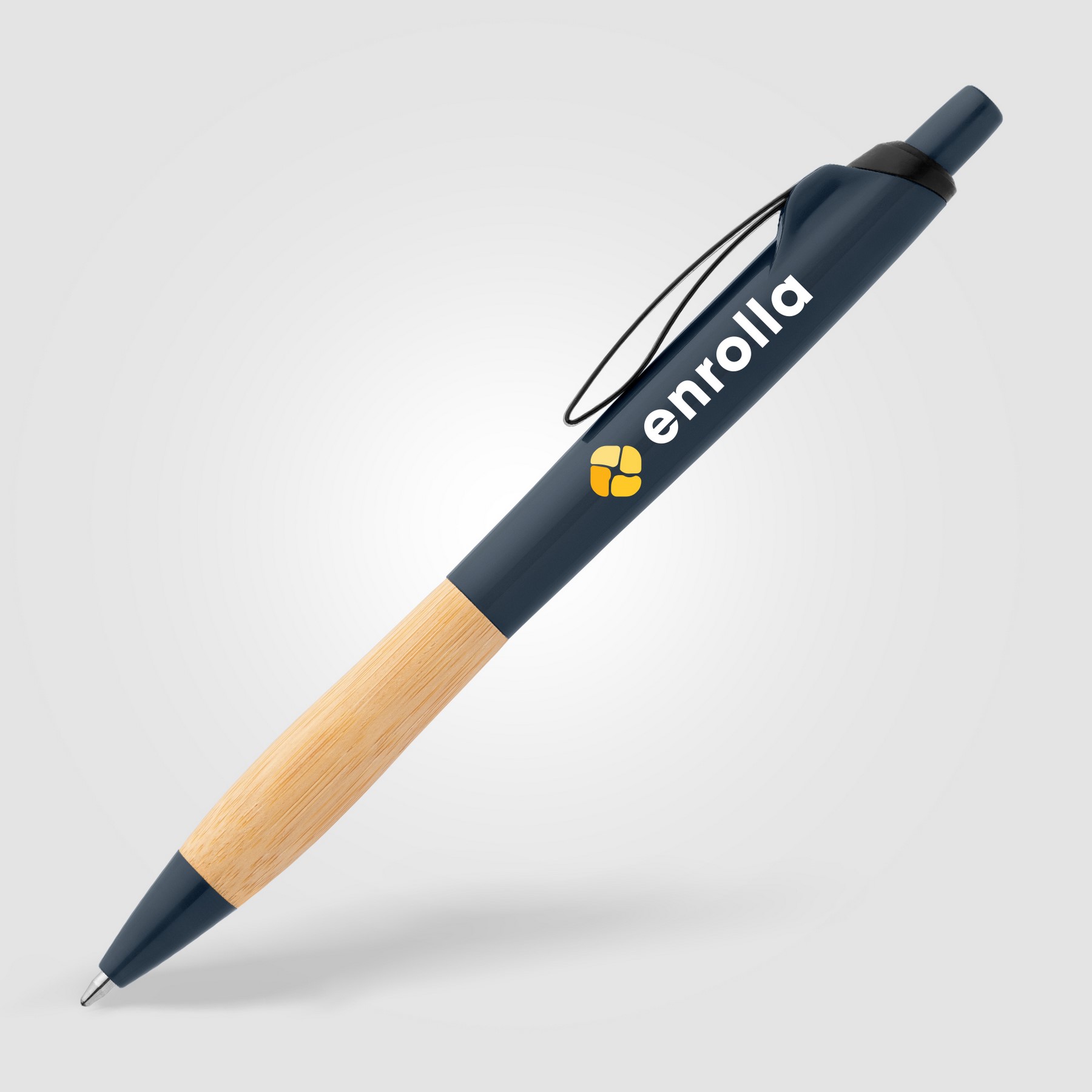Picture of Crest Recycled Plastic Curvy Pen