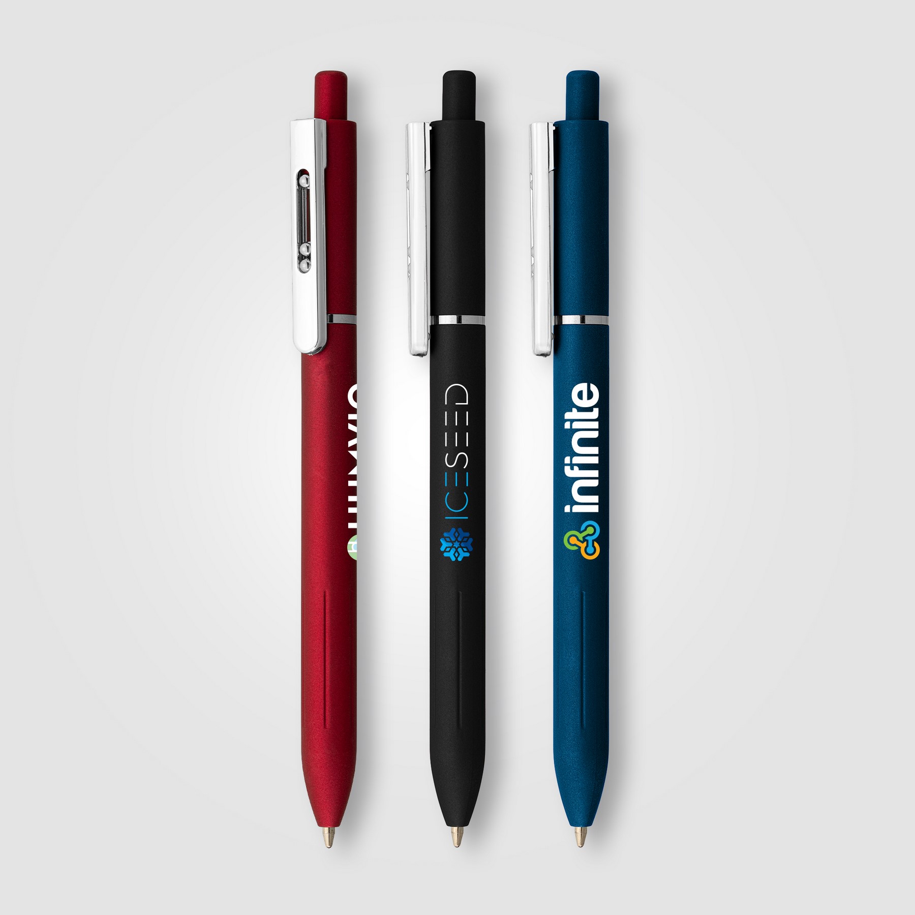 Picture of Lark Recycled Plastic Retractable Fidget Clip Pen