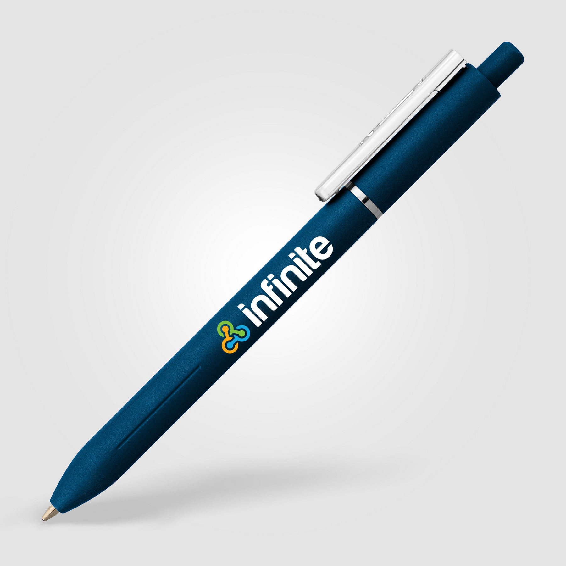 Picture of Lark Recycled Plastic Retractable Fidget Clip Pen