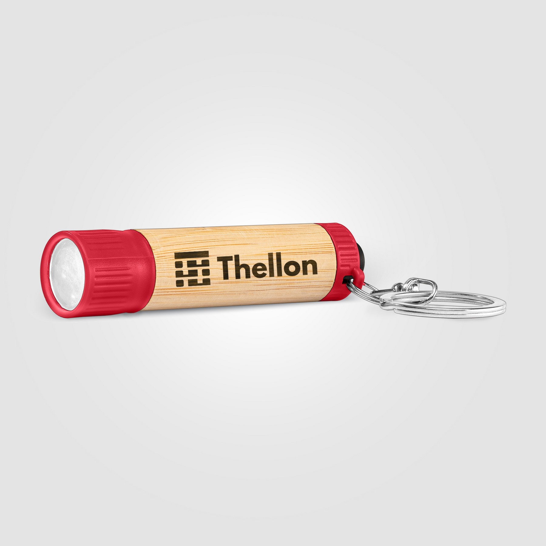 Picture of Bamboo LED Flashlight with Keyring