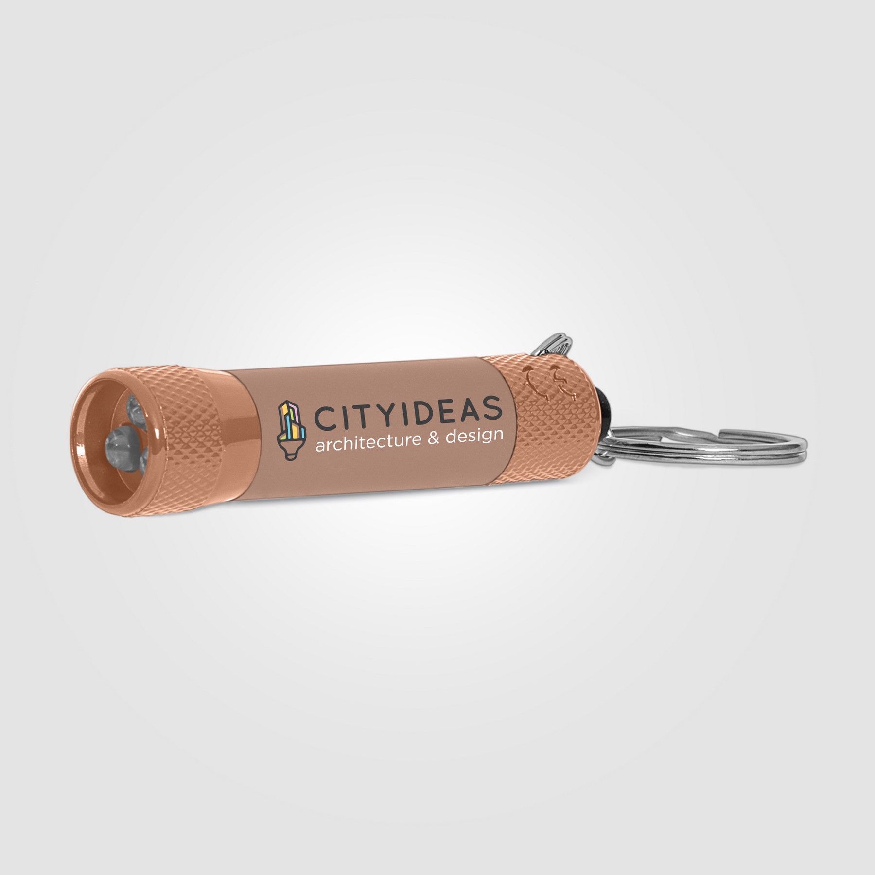 Picture of Chroma Softy Monochrome Metallic - LED Flashlight with Keyring