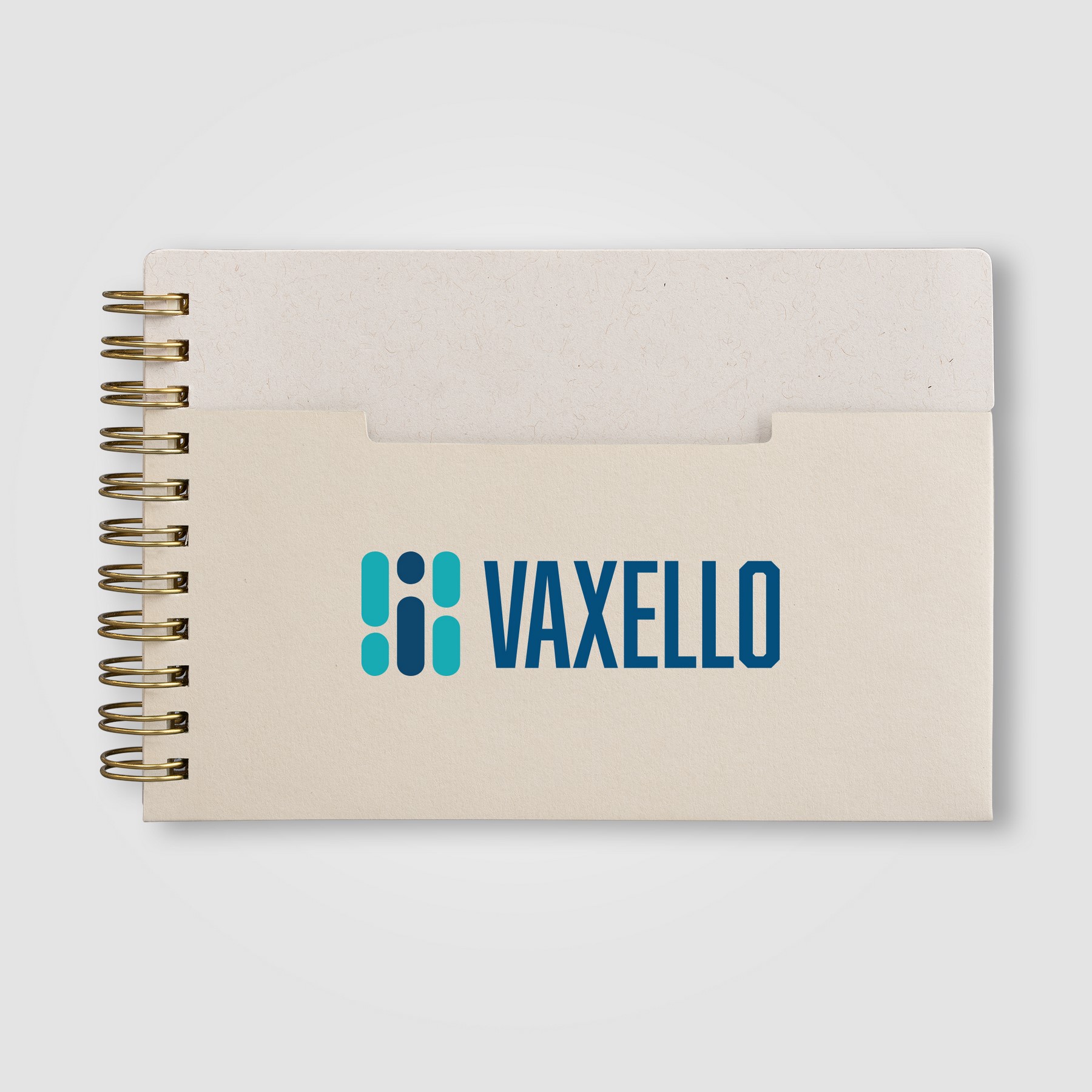 Picture of Lino FSC Paper Spiral Binding Horizontal Pocket Notebook - A6