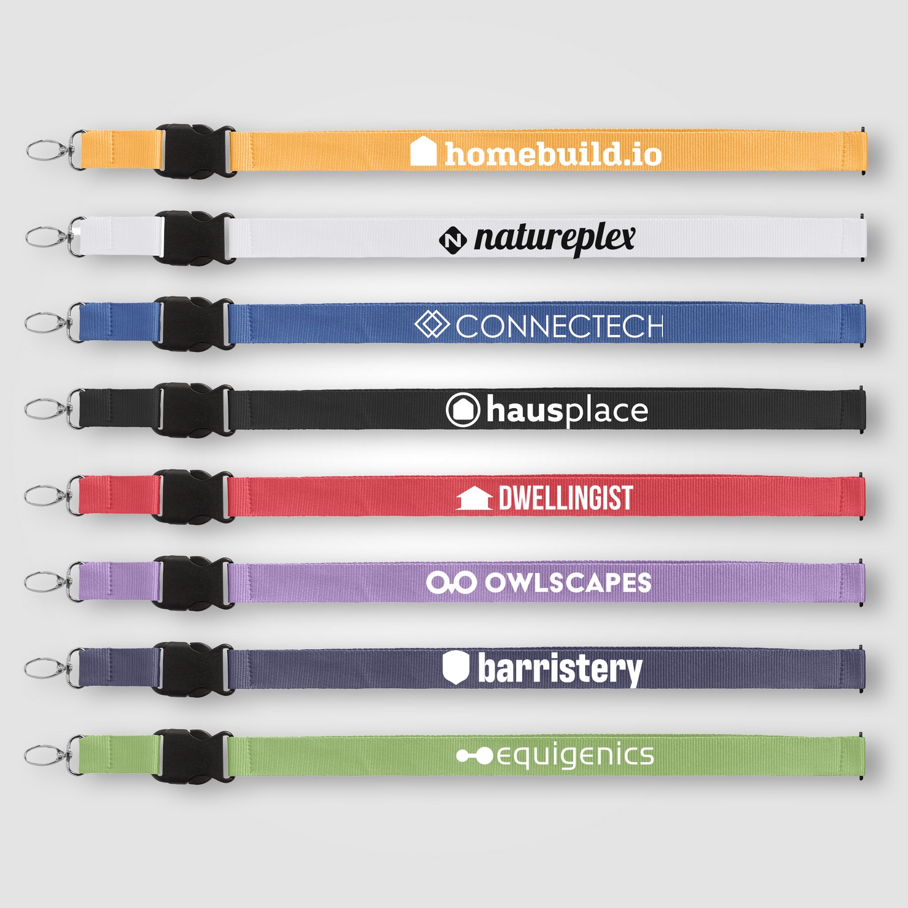 Picture of Jex rPET Breakaway Buckle Lanyard - 31.5" x 1"