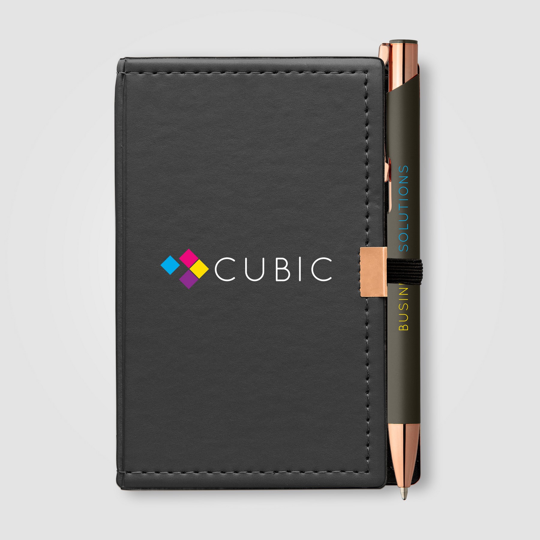 Picture of Note Caddy & Crosby Rose Gold Pen Gift Set