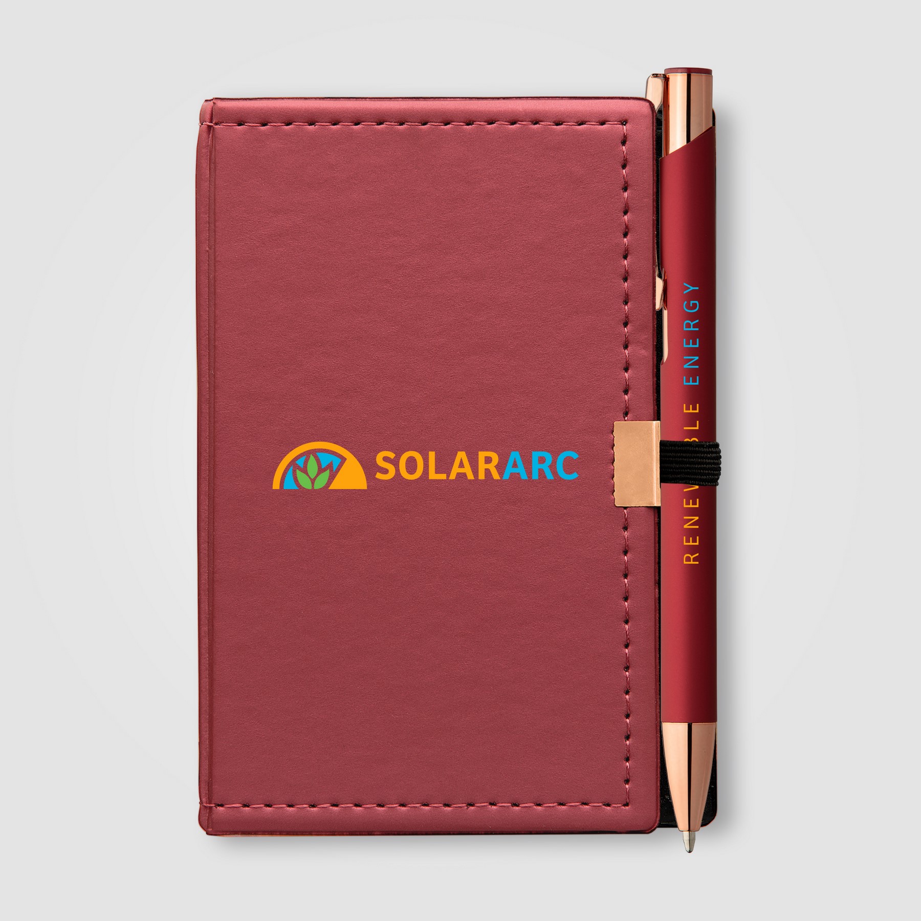 Picture of Note Caddy & Crosby Rose Gold Pen Gift Set