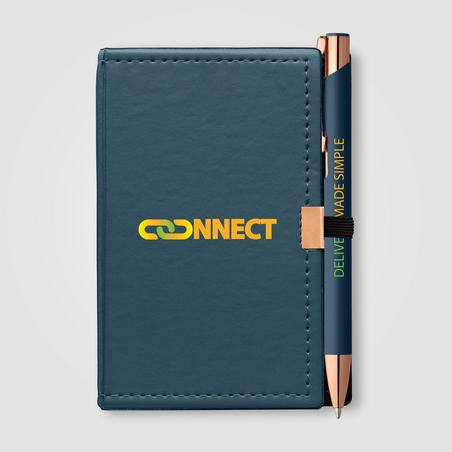 Picture of Note Caddy & Crosby Rose Gold Pen Gift Set