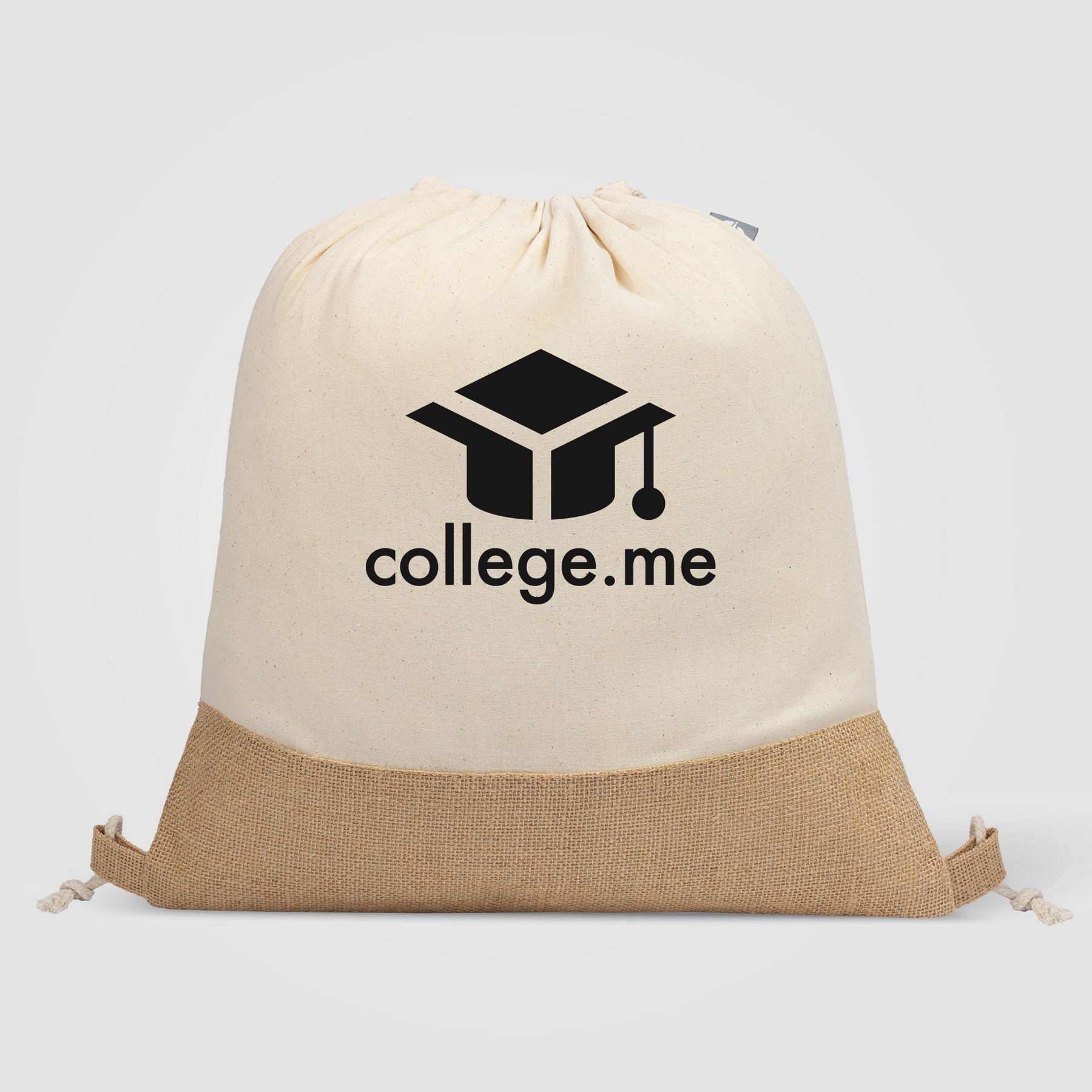 Picture of Rio? Drawstring Bag - 5 oz. Recycled Cotton Blend with Jute