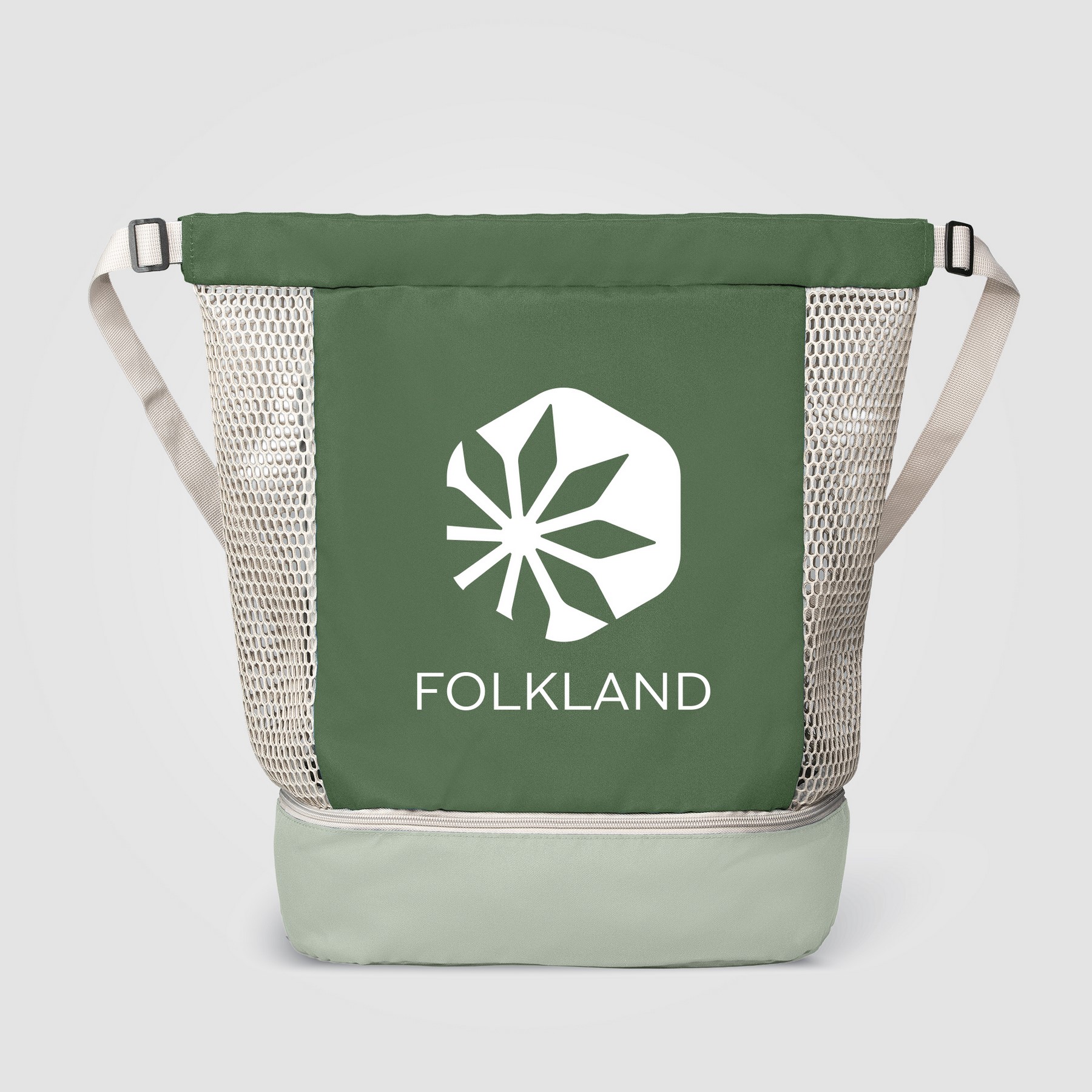 Picture of Neri Recycled Mesh Drawstring Bag - 34L