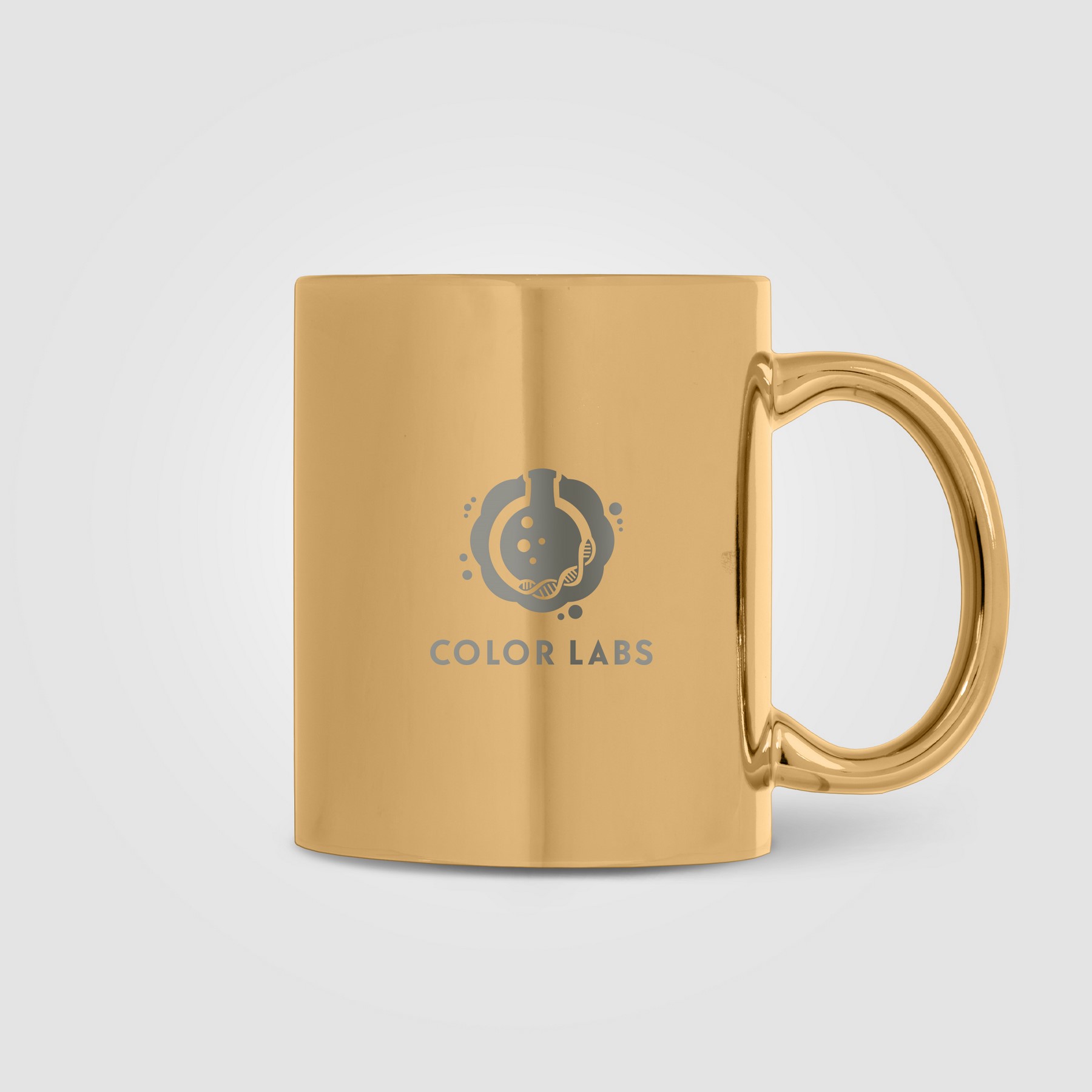 Picture of Deco - 11 oz. Metallic Ceramic Mug