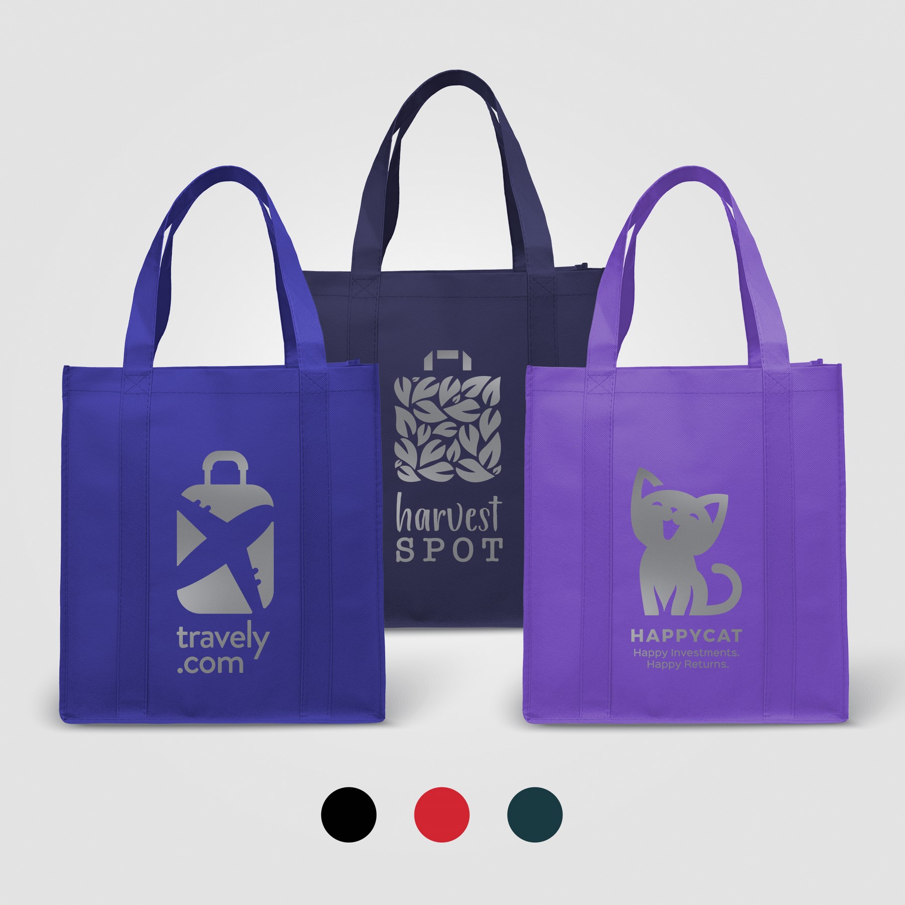 Picture of North Park - Non-Woven Shopping Tote Bag - Metallic imprint