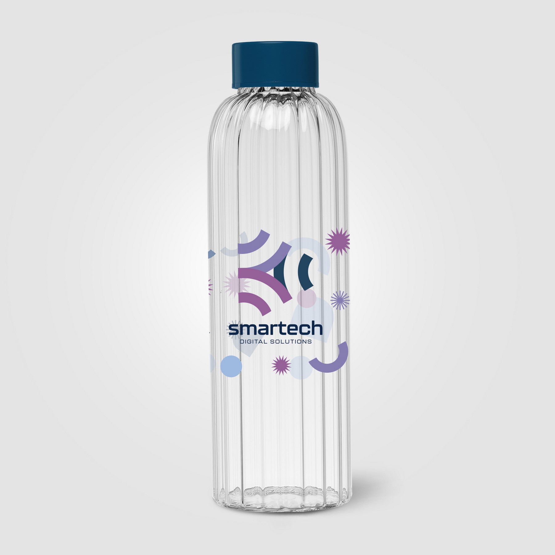 Picture of Linea Glass Ridged Color Pop Bottle ? 21 oz.