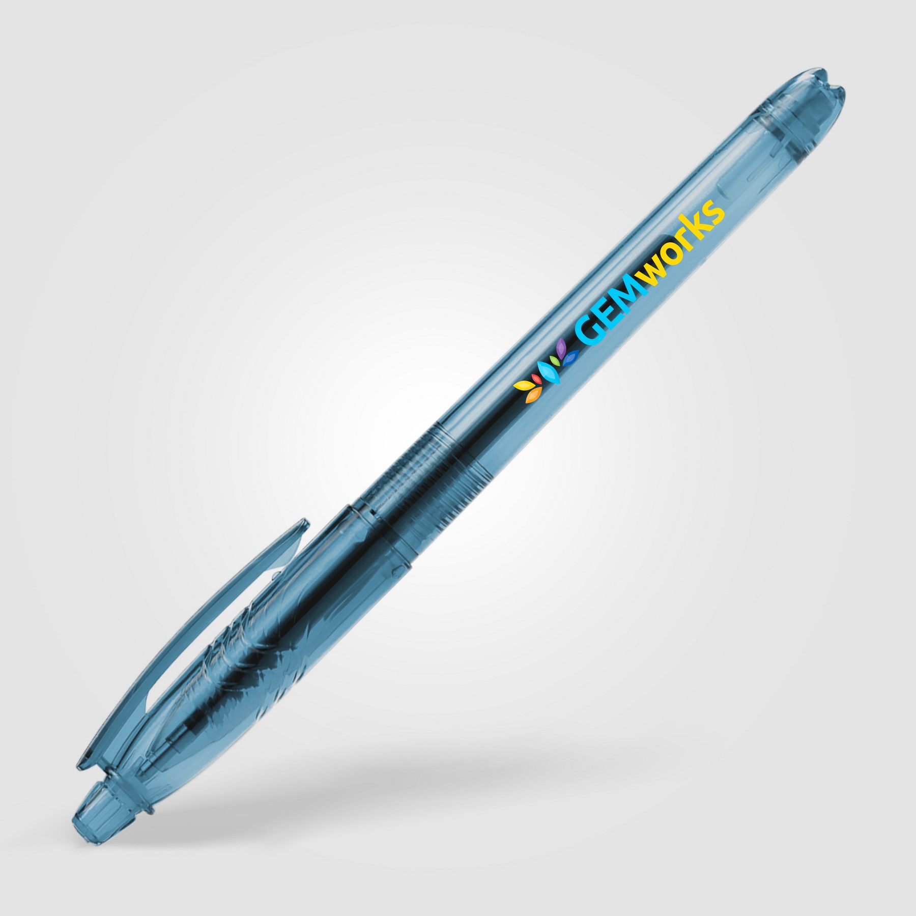 Picture of Aqua Gel - Recycled PET Plastic Pen