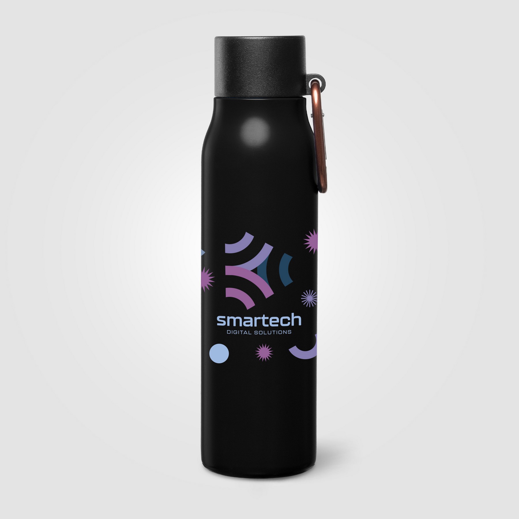 Picture of Strata Recycled Stainless Steel Utility Clip Bottle ? 18 oz.
