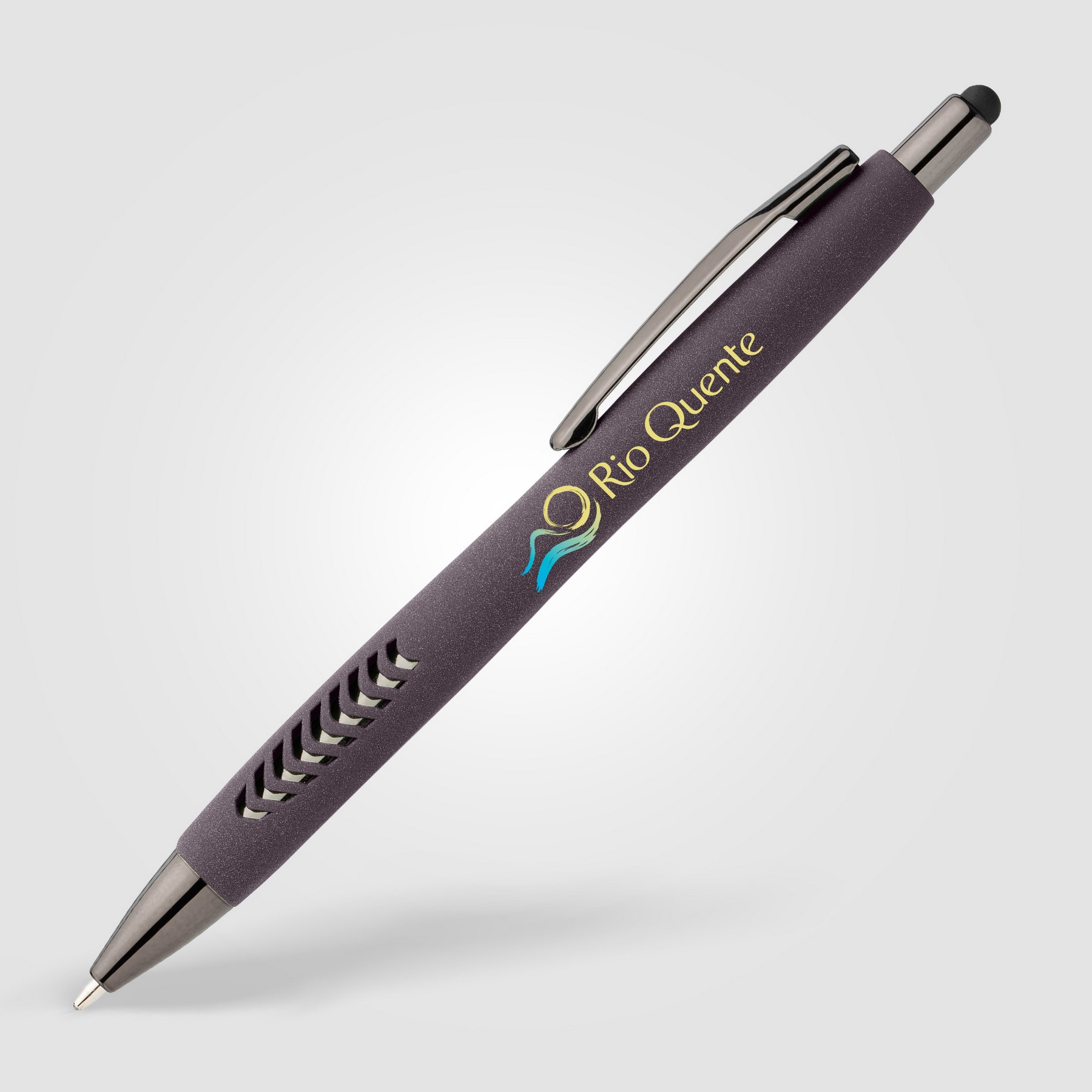 Picture of Avalon Recycled Plastic Stone Finish Stylus Pen