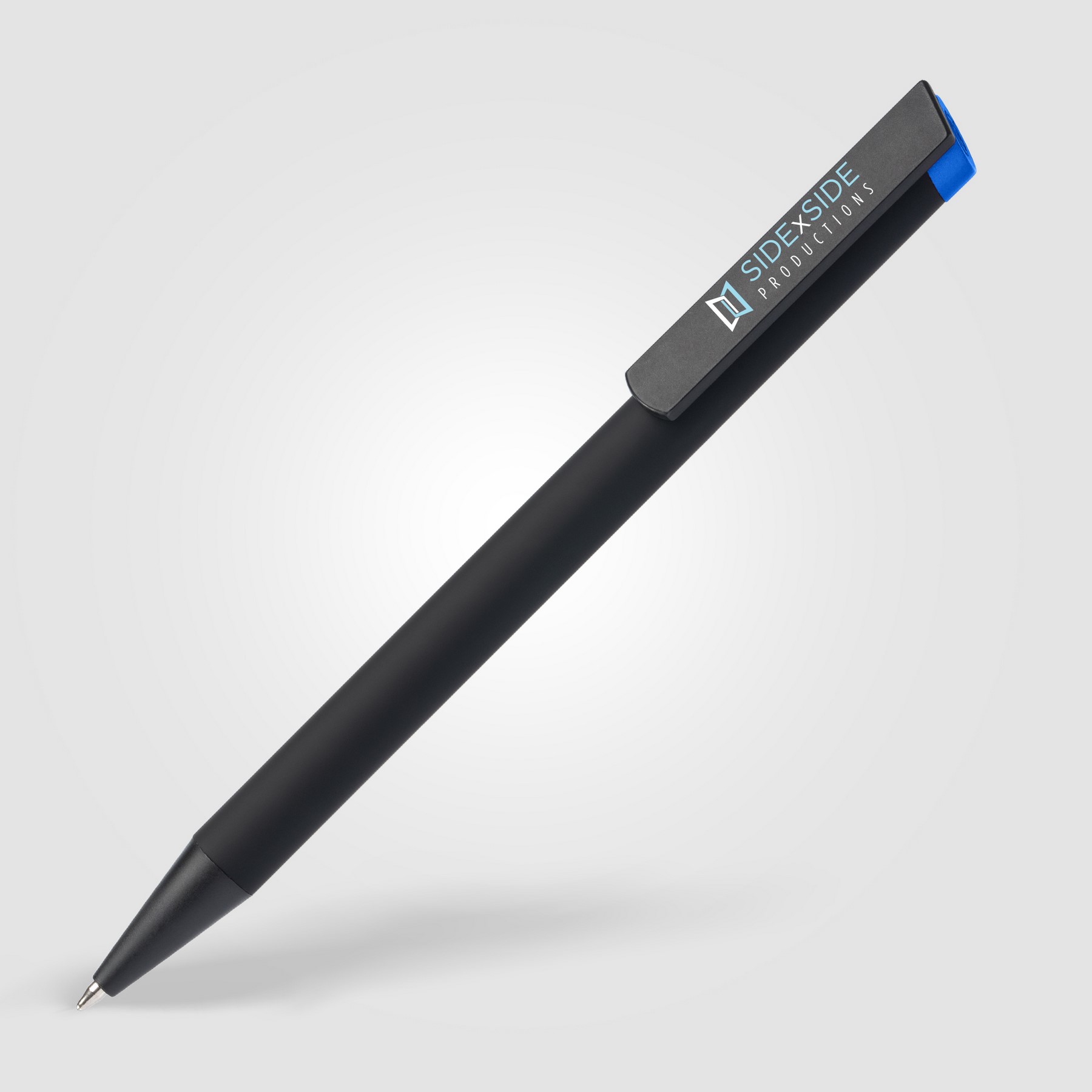 Picture of Volos Recycled Aluminum Ballpoint Pen ? ColorJet Clip Decoration