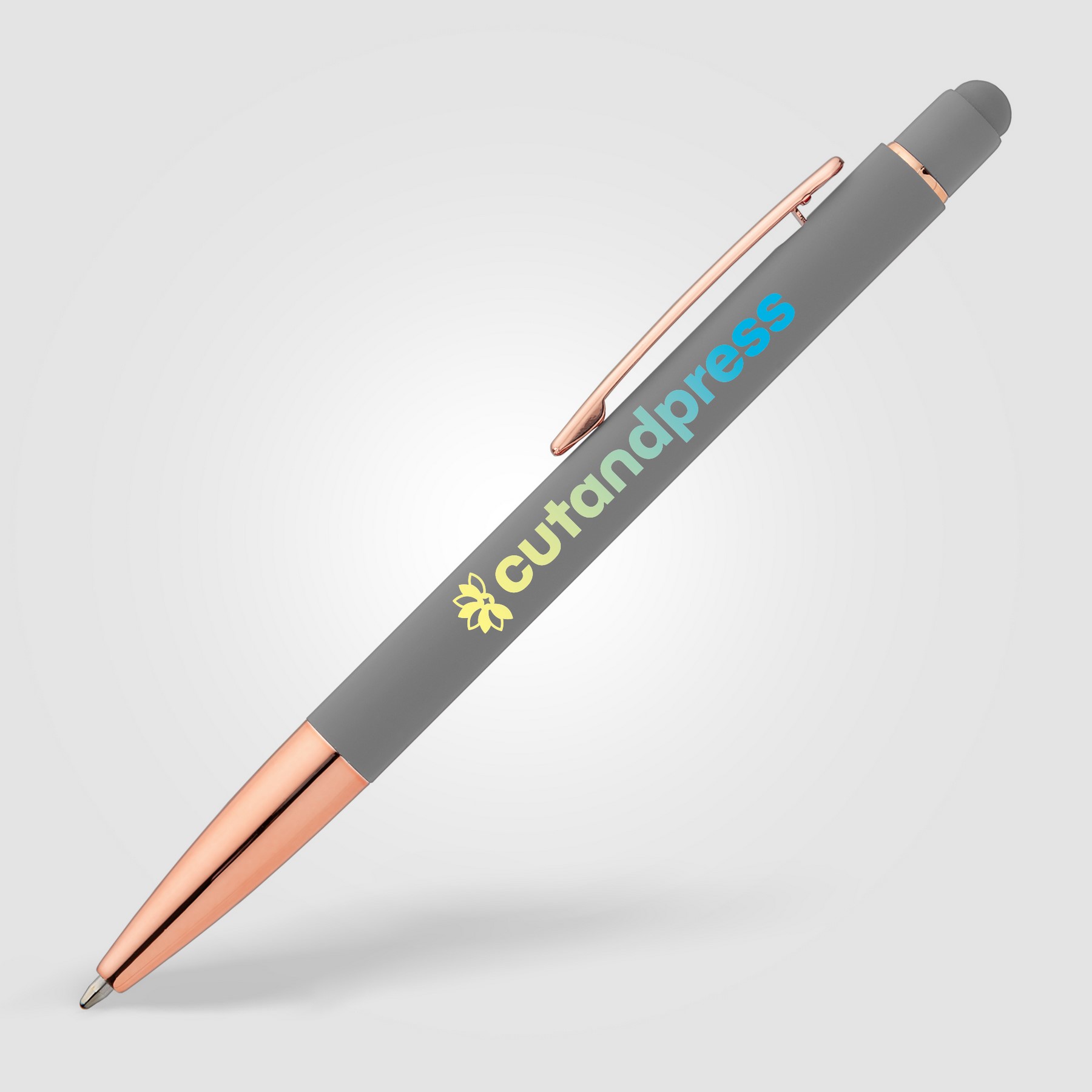 Picture of Sonic Softy Rose Gold Gel Pen w/ Stylus