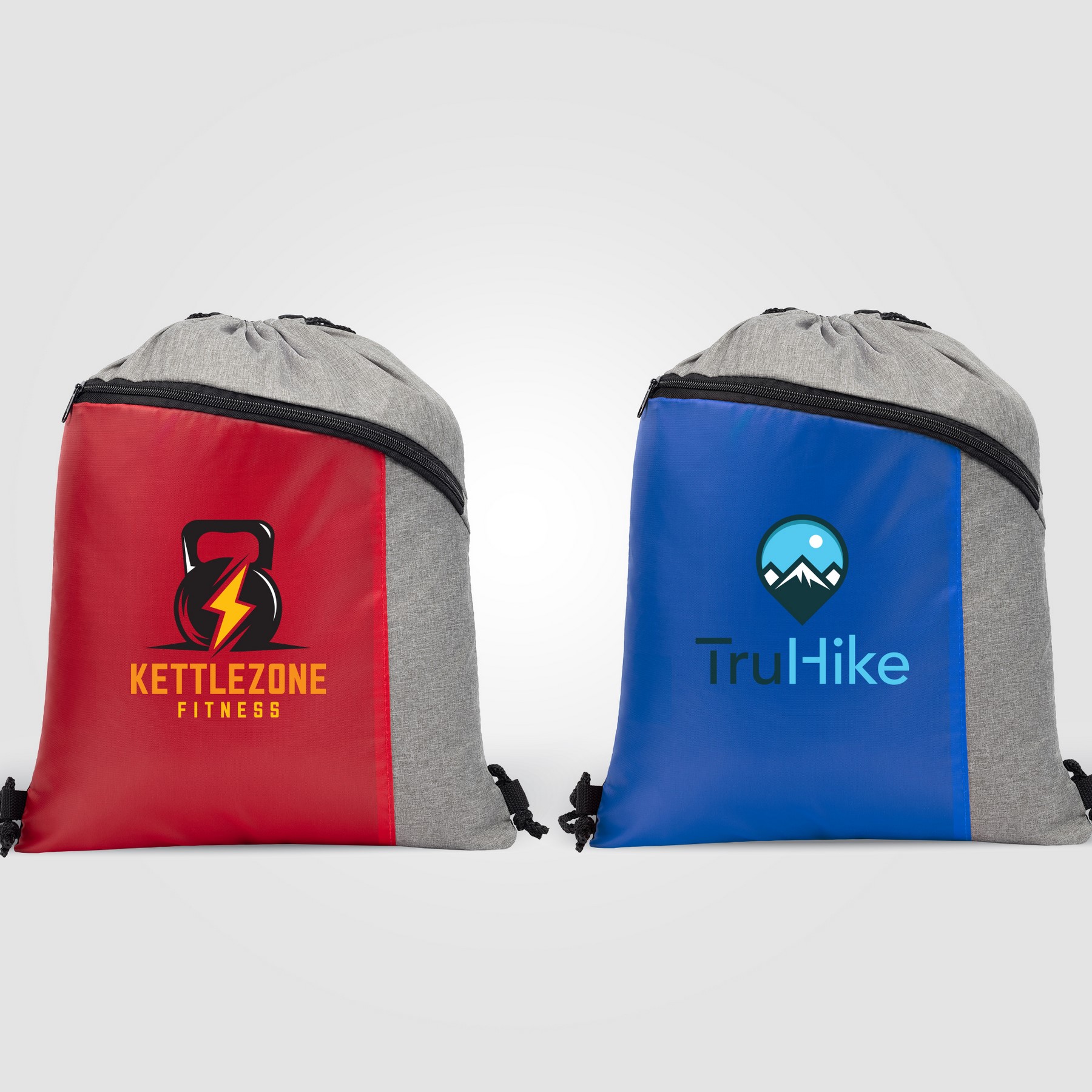Picture of Geneva Drawstring Backpack - 210D Polyester