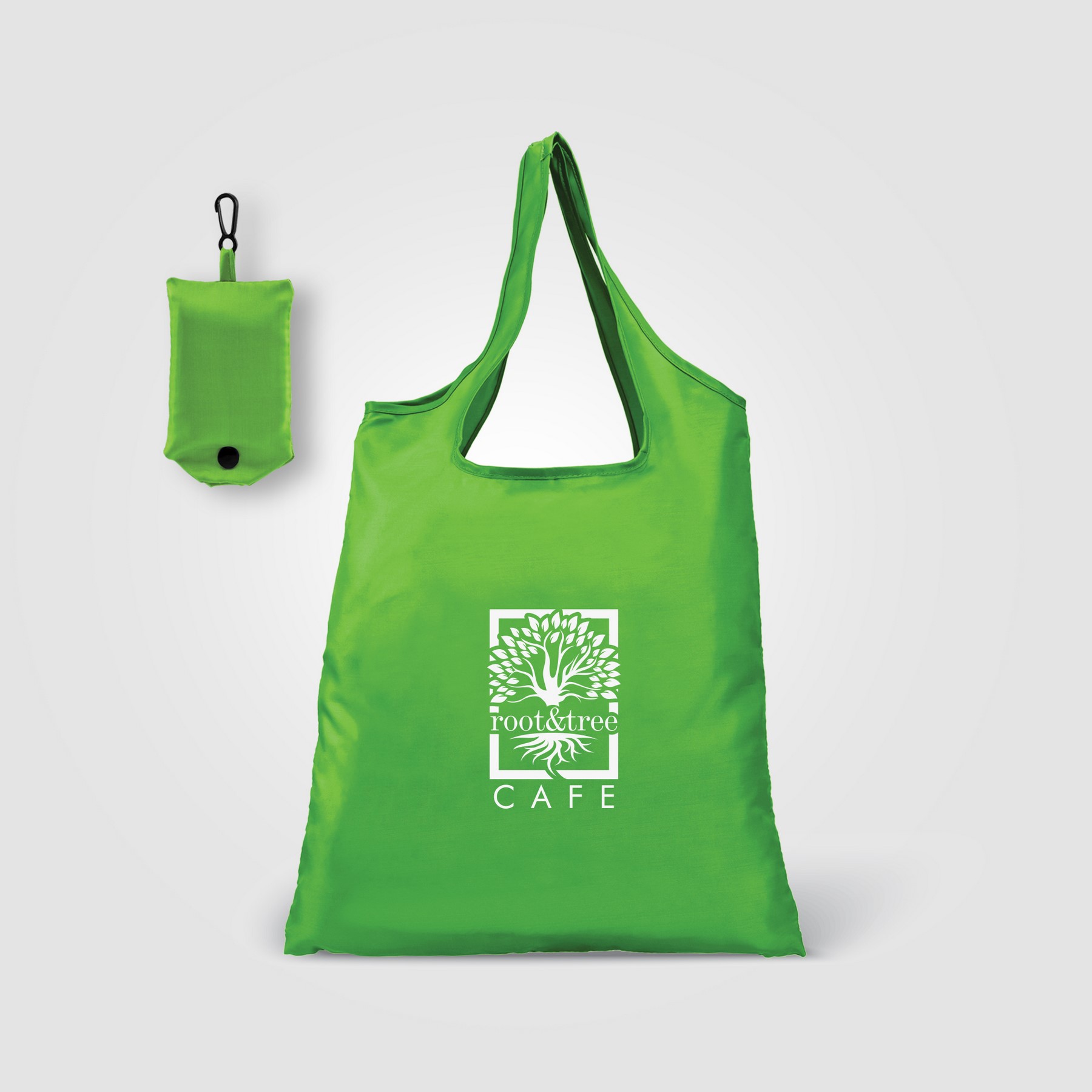 Picture of Santorini - Foldaway Shopping Tote Bag - 210D Polyester