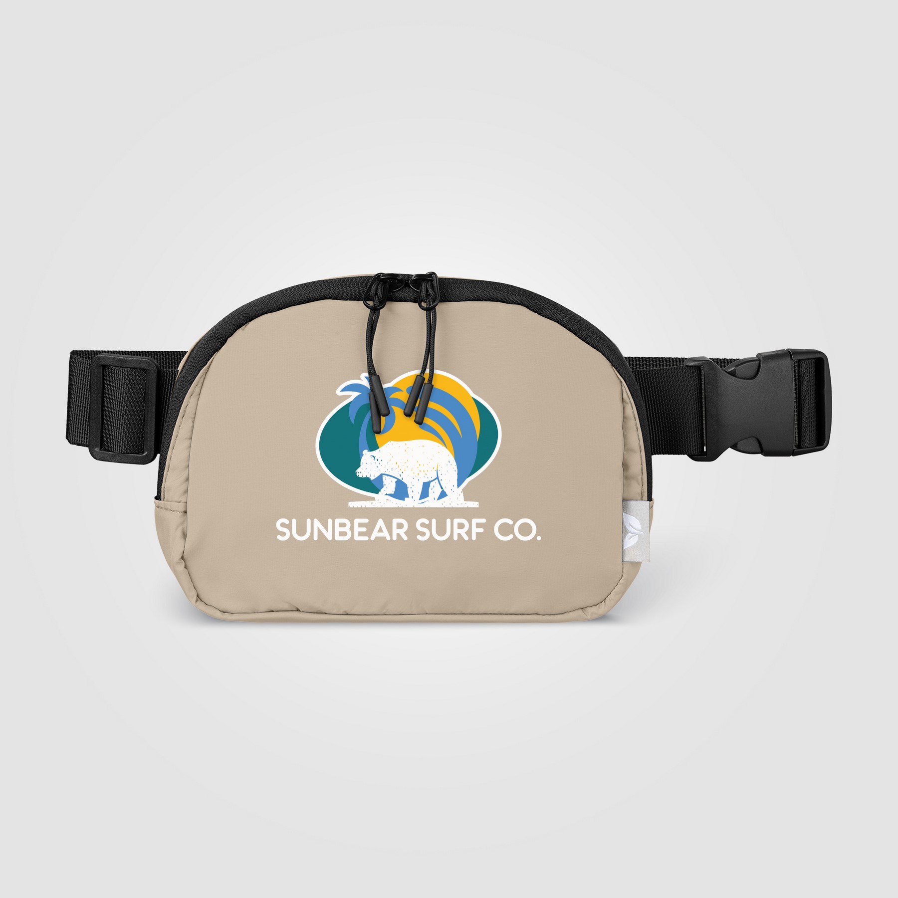 Picture of Taiga rPET Nylon Zippered Waist Bag - 40 oz