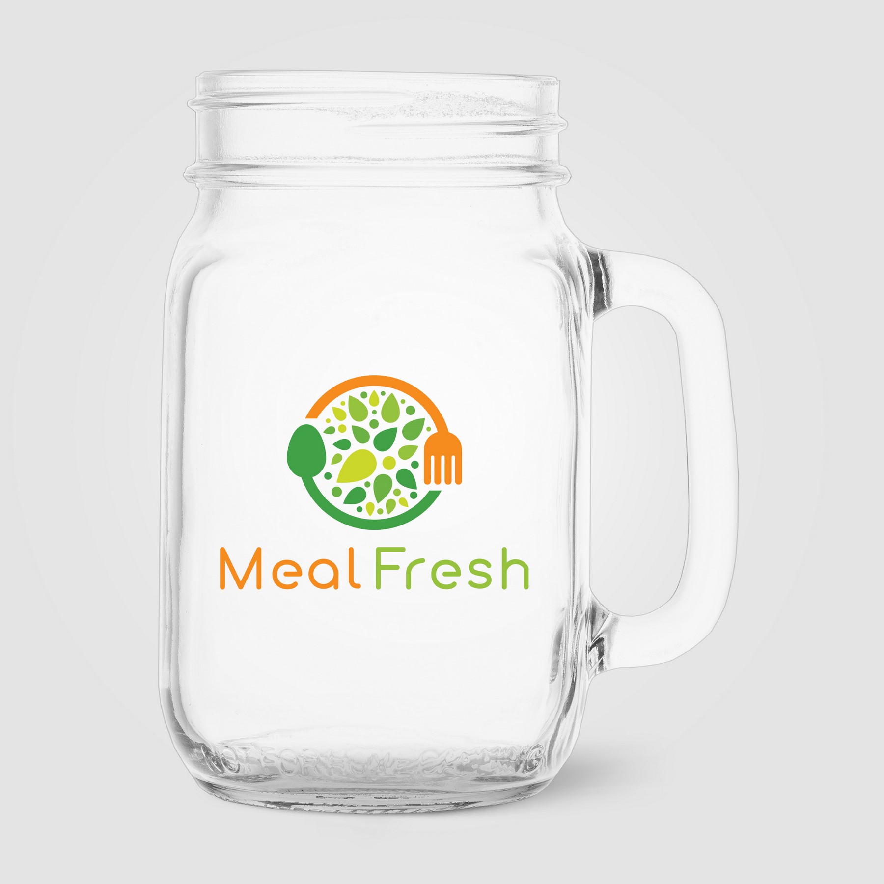Picture of Root Handled Jar Glass - 16 oz.