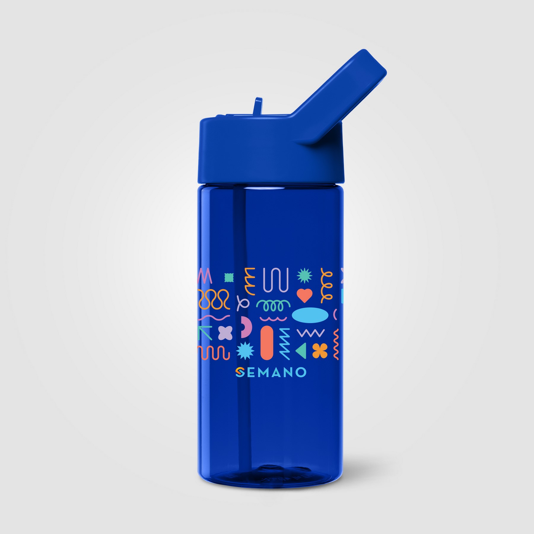 Picture of Reservoir Recycled Plastic Flip-Straw Bottle ? 40oz.
