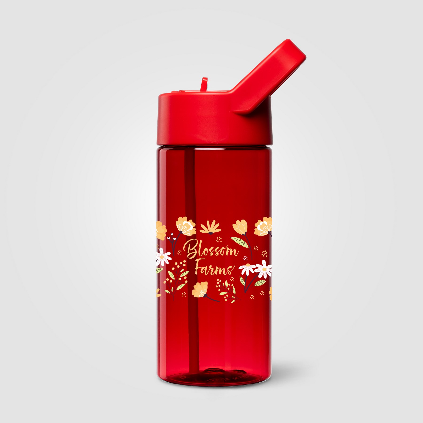 Picture of Reservoir Recycled Plastic Flip-Straw Bottle ? 40oz.