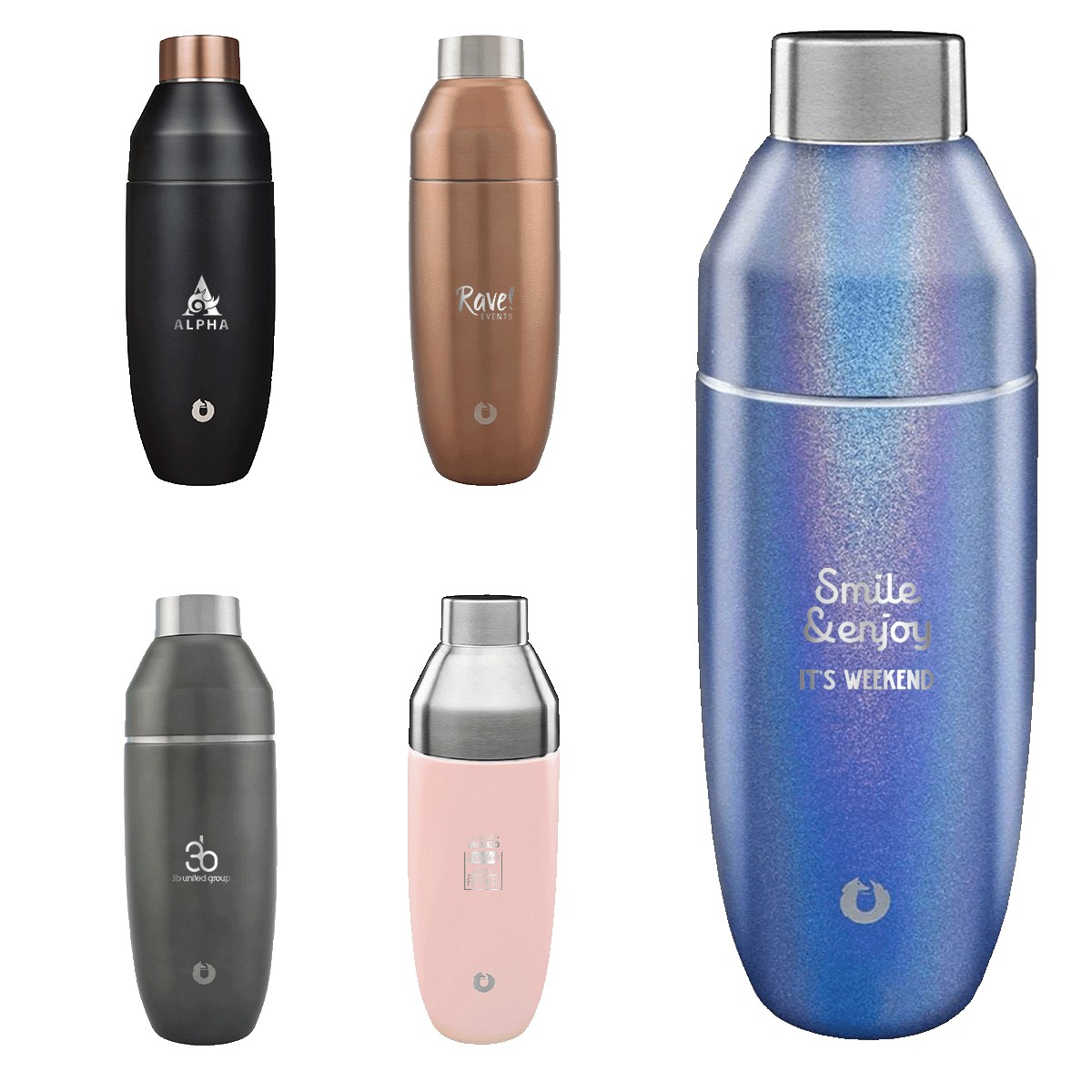 Picture of Snowfox® 24 Oz. Standard Cocktail Shaker (Laser)