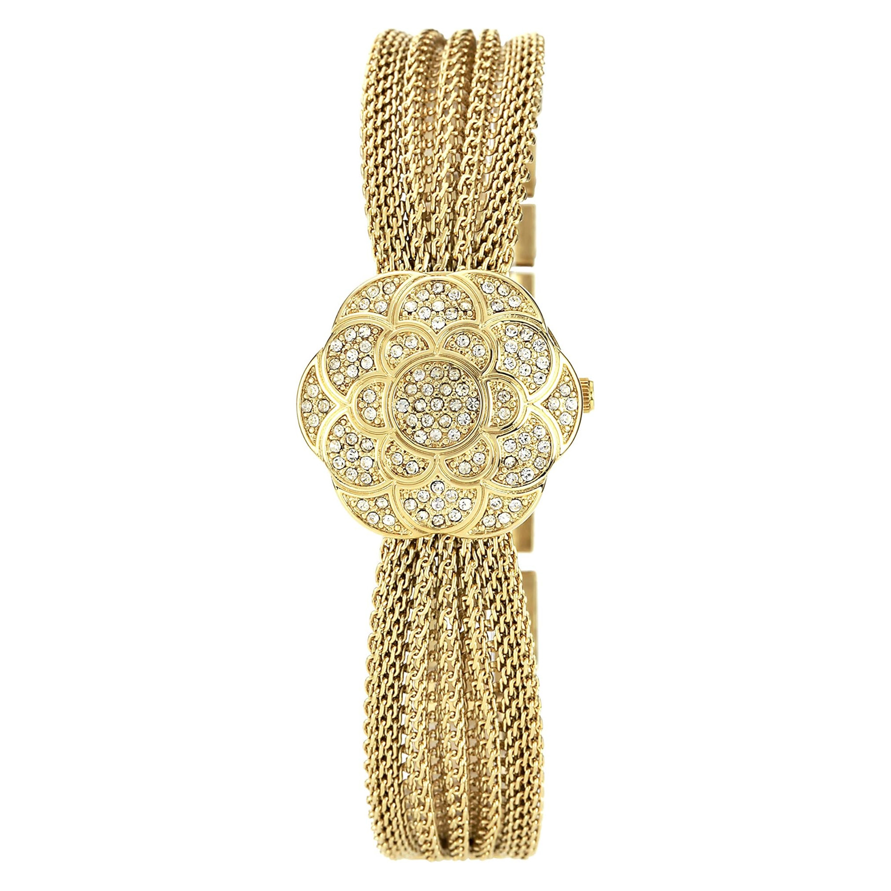 Picture of Anne Klein Women's Gold Mesh Bracelet Watch